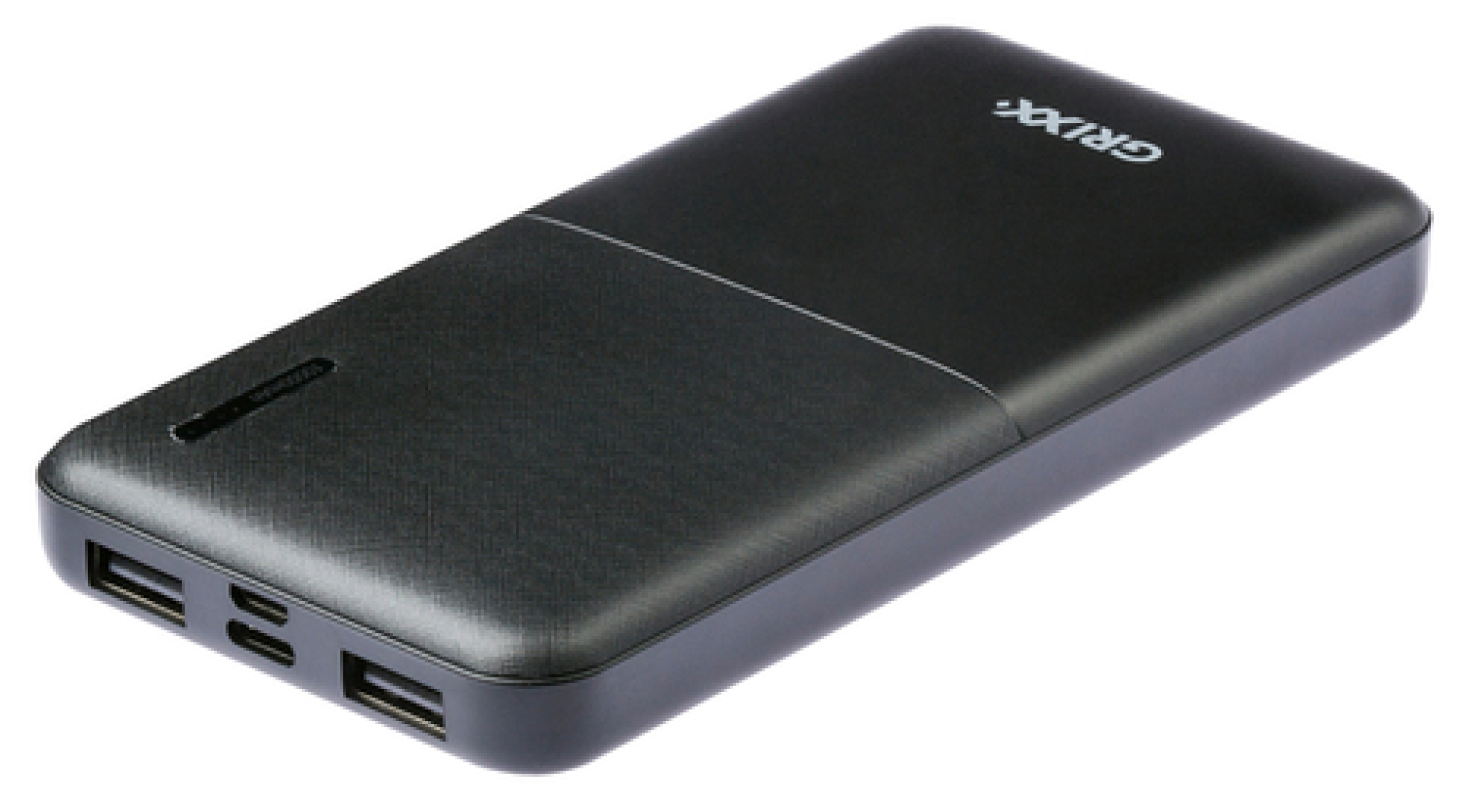 Grixx Powerbank 10.000mAh. Svart
