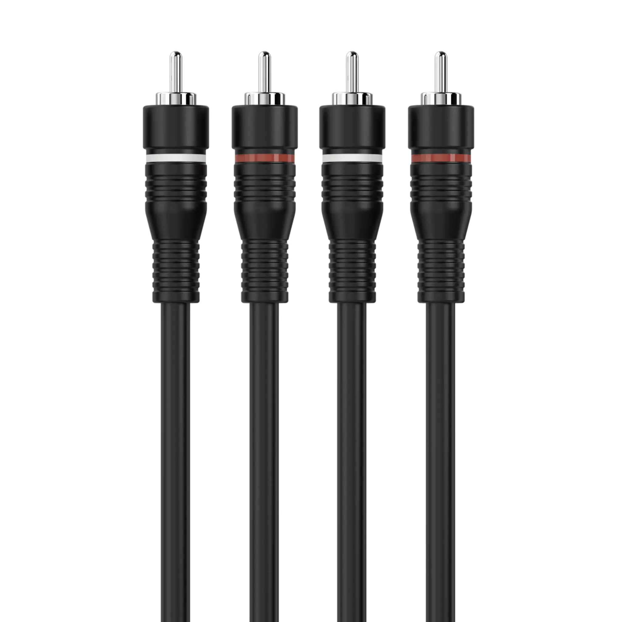Sinox Phonokabel. 1,2m, Svart