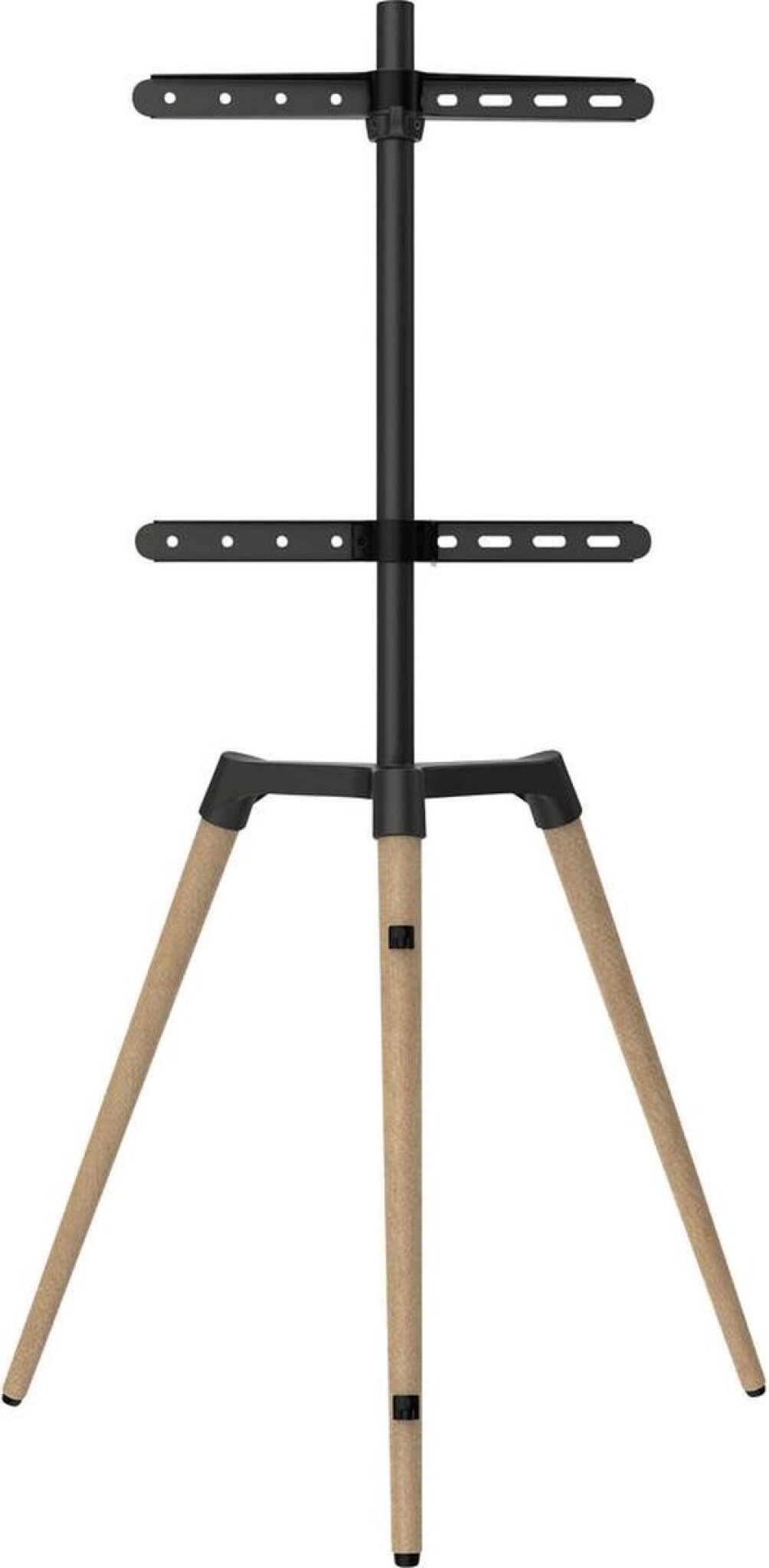 Tripod TV Golvställ. 42"-65". Svart & bok