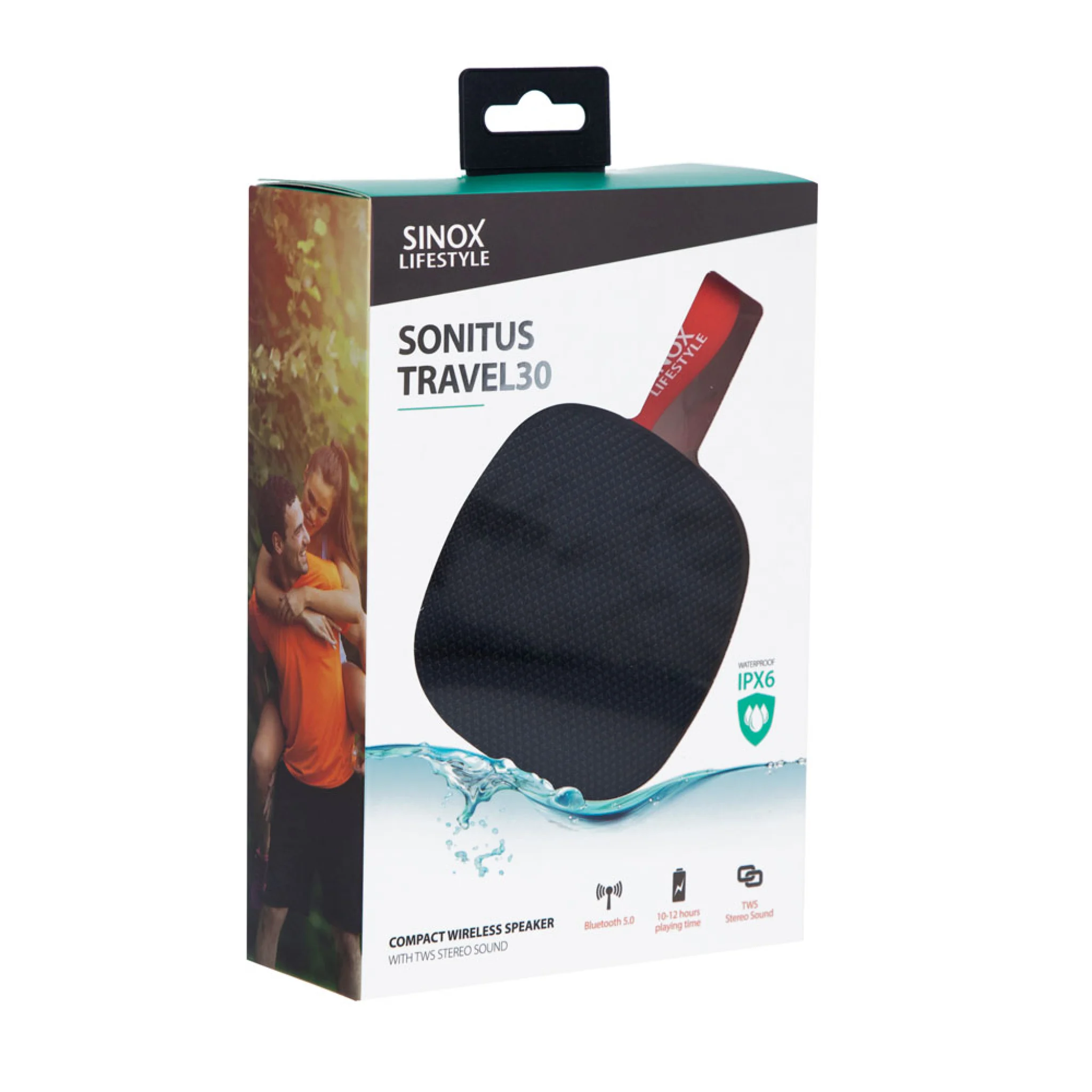 Sinox Sonitus Travel30 högtalare. Svart