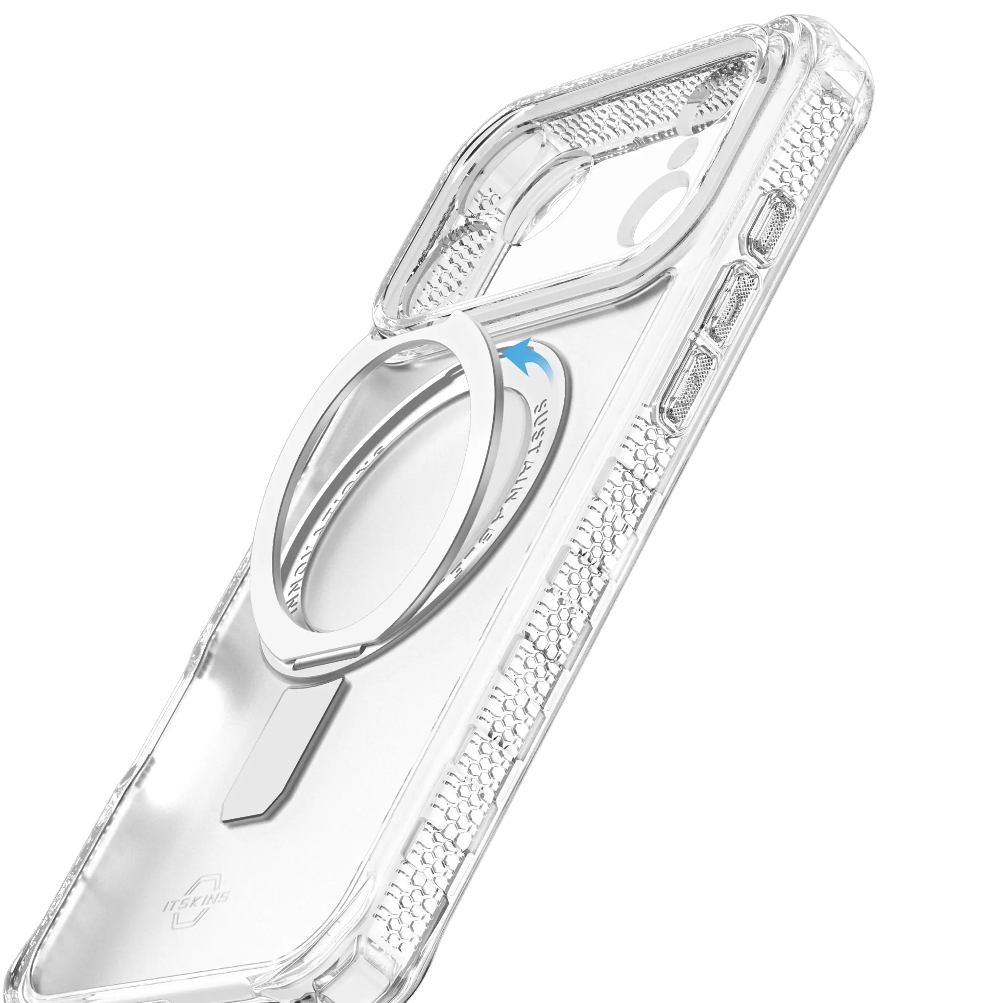 ITSKINS HYBRID R // VAPOR med MagSafe®för iPhone 17 Pro®. Transparent
