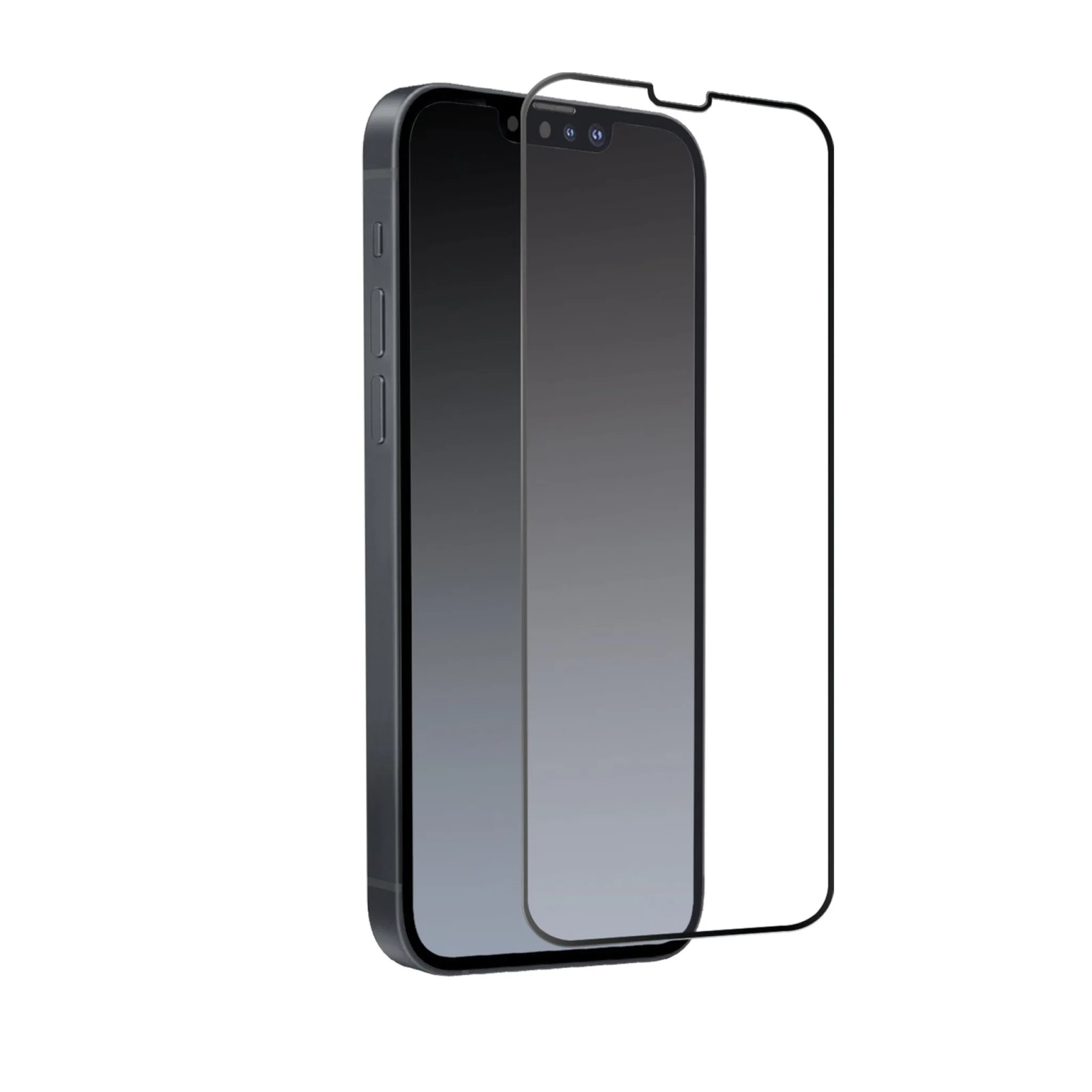 SBS skyddsglas för iPhone 13 / 13 Pro®. Svarta kanter