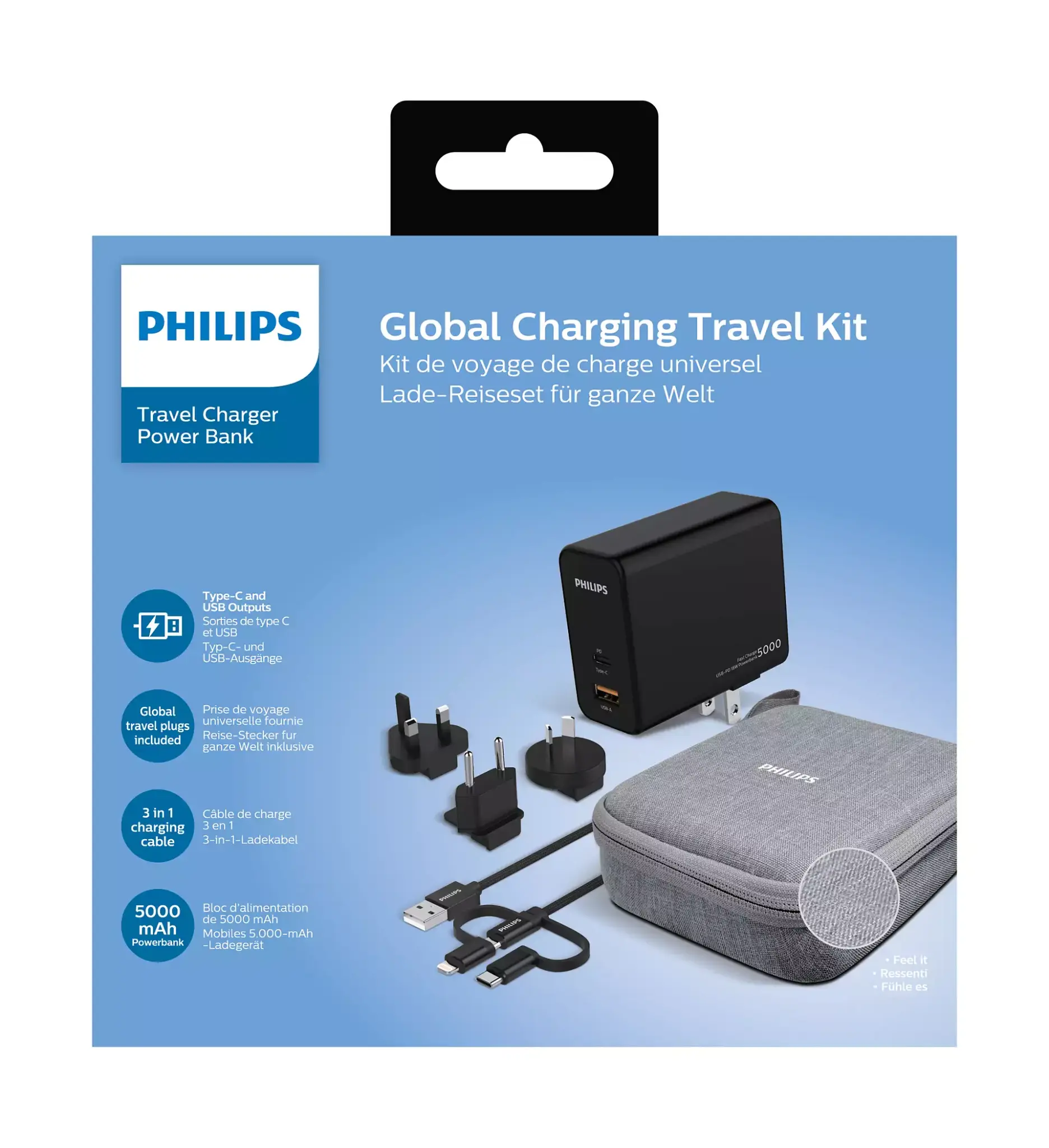Philips reseladdare och powerbank