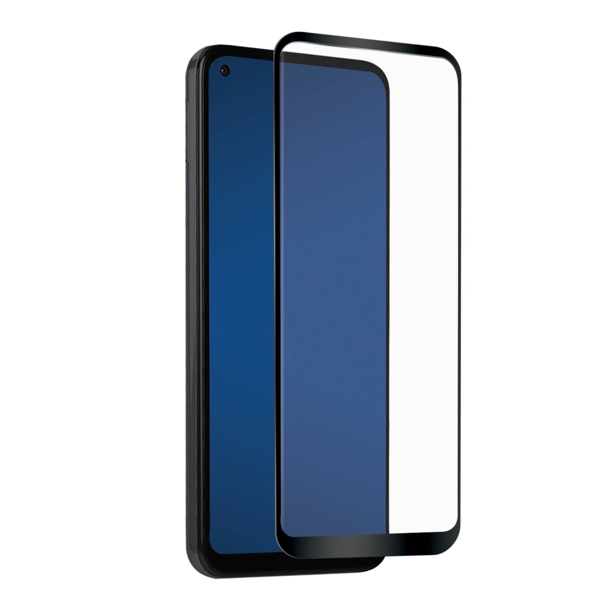 SBS skyddsglas för Samsung Galaxy A12 / A32 5G / M12 / A13 5G / A03®. Svarta kanter