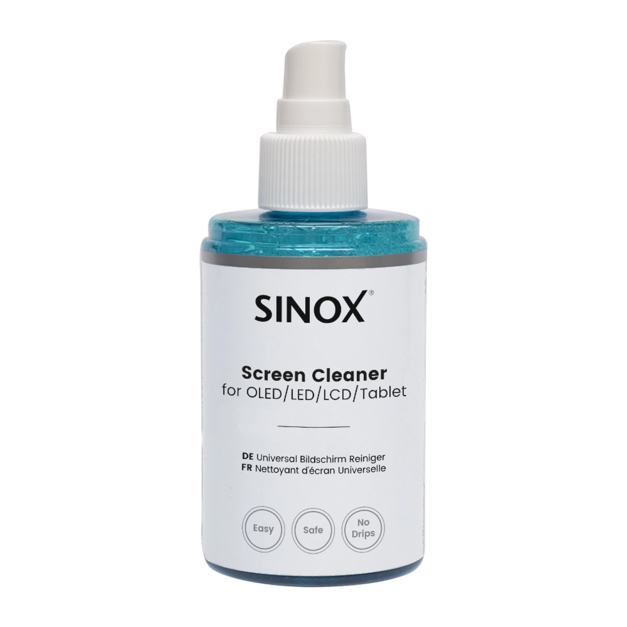 Sinox skärmrengöringsmedel med mikrofiberduk. 200ml