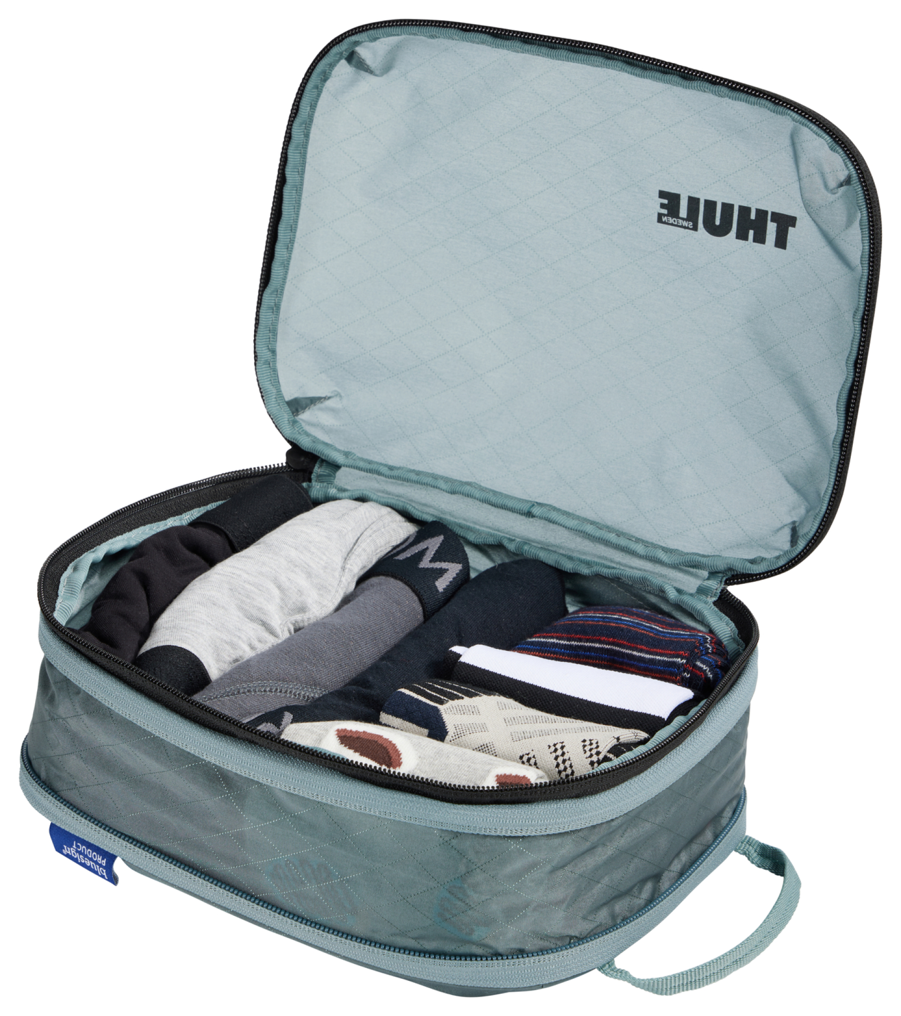 Thule komprimerande packningskub. Pond grå