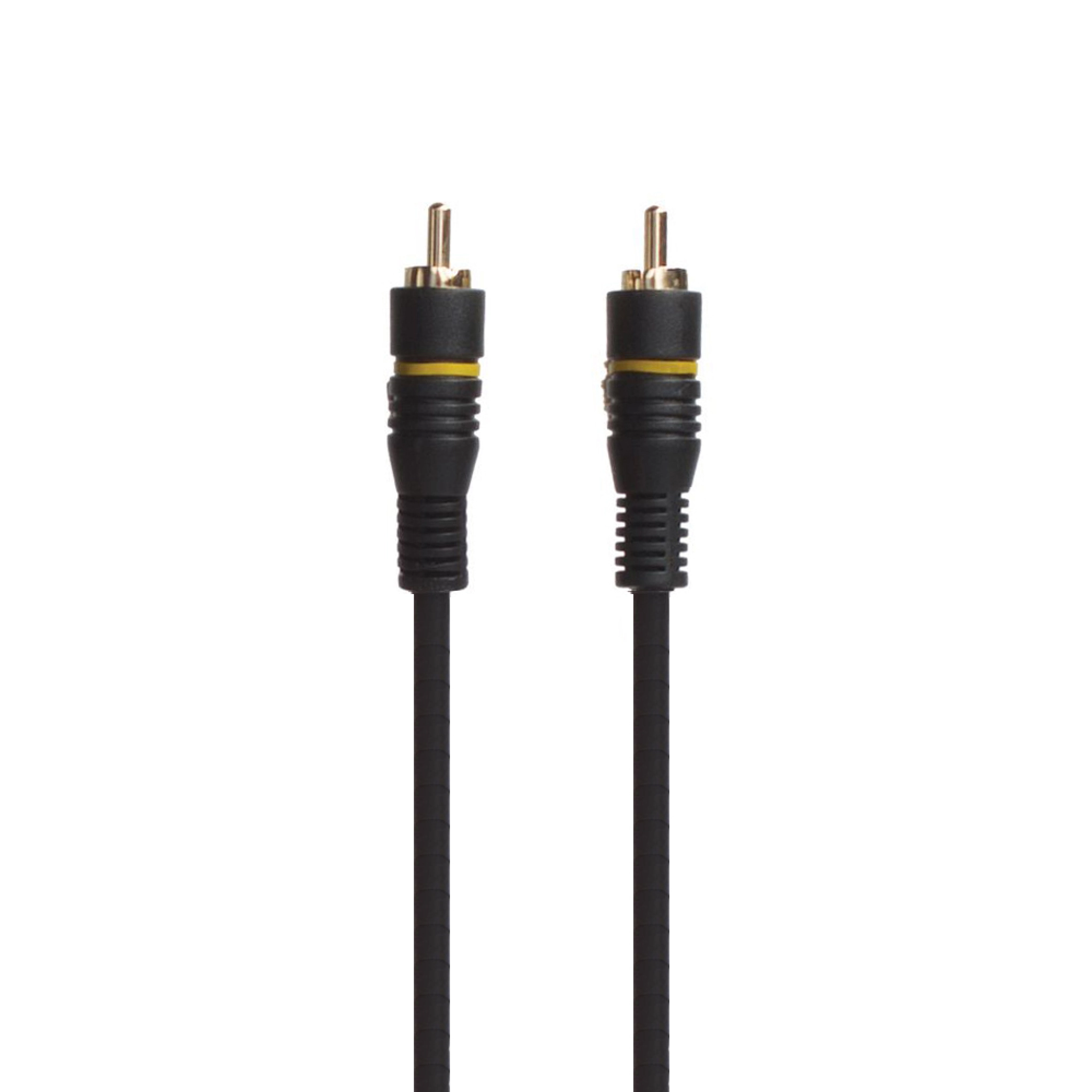 Connectech Subwoofer-kabel. 10m. Svart