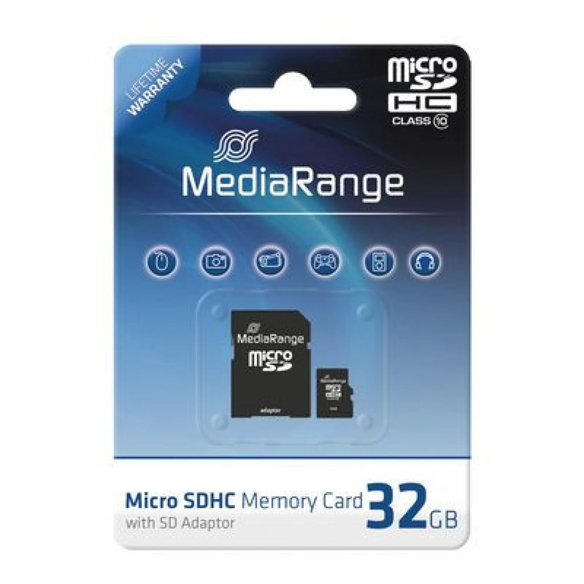 MediaRange Micro SDHD kort 32GB