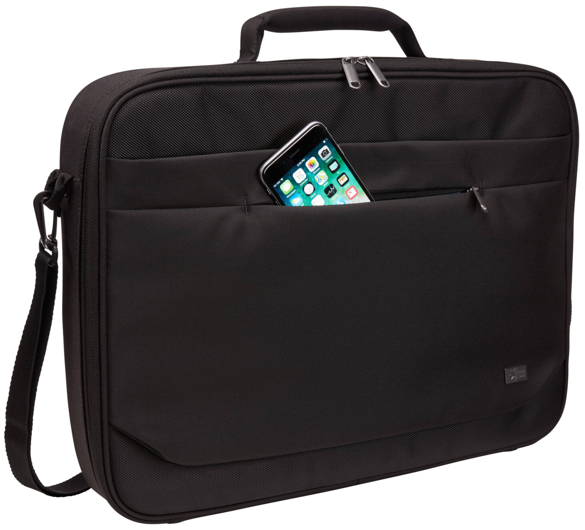 Case Logic Advantage 17,3" Laptop Briefcase. Svart