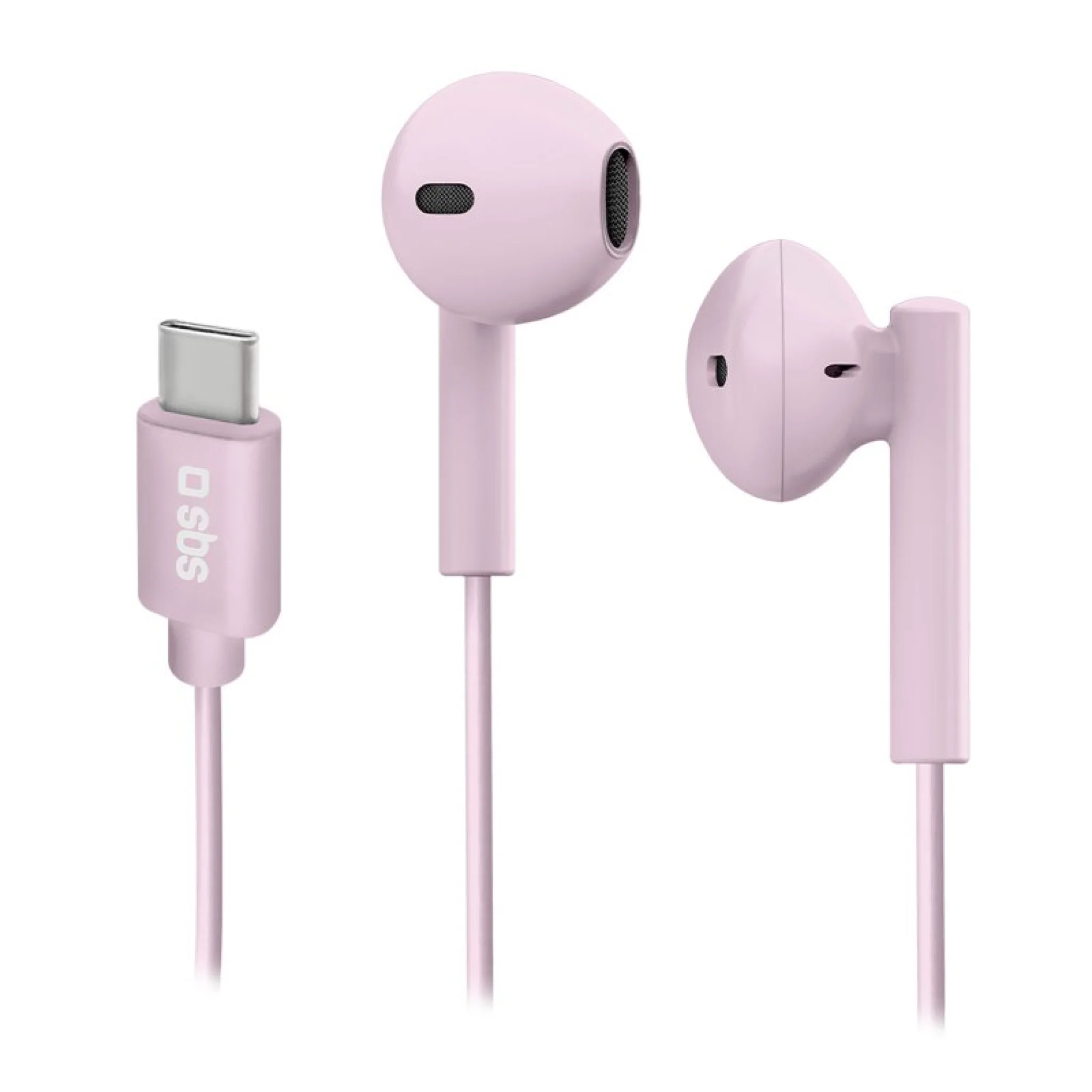 SBS in-ear stereohörlurar Studio Mix 65. Rosa