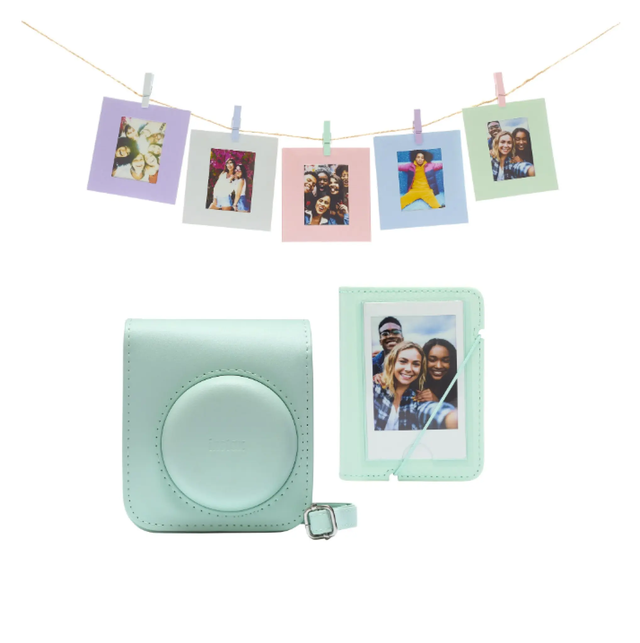 INSTAX Mini 12 Accessory Kit. Mintgrön
