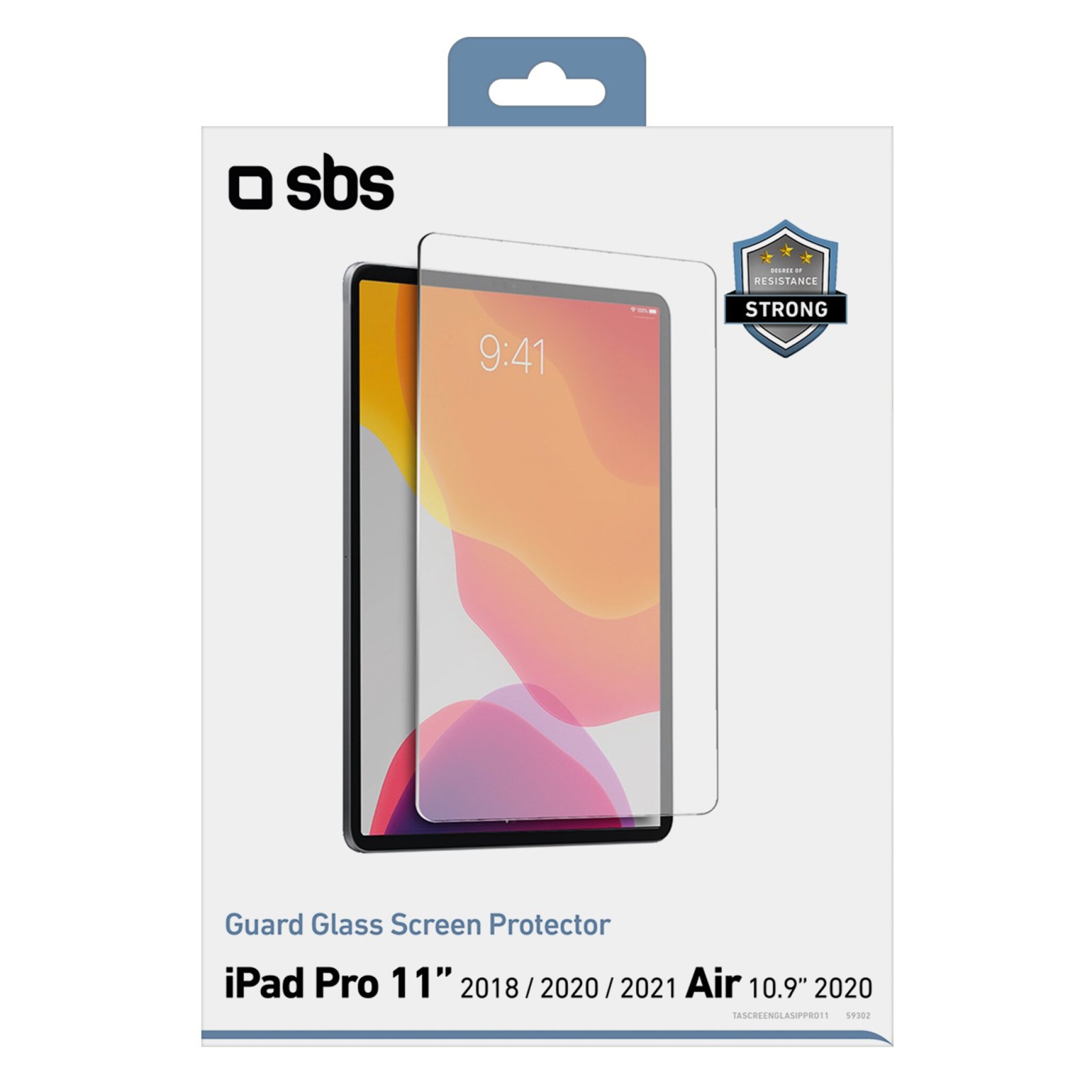 SBS skyddsglas för iPad Pro 11" 2018/2020/2021 / Air 10.9" 2020 / Air 2022®