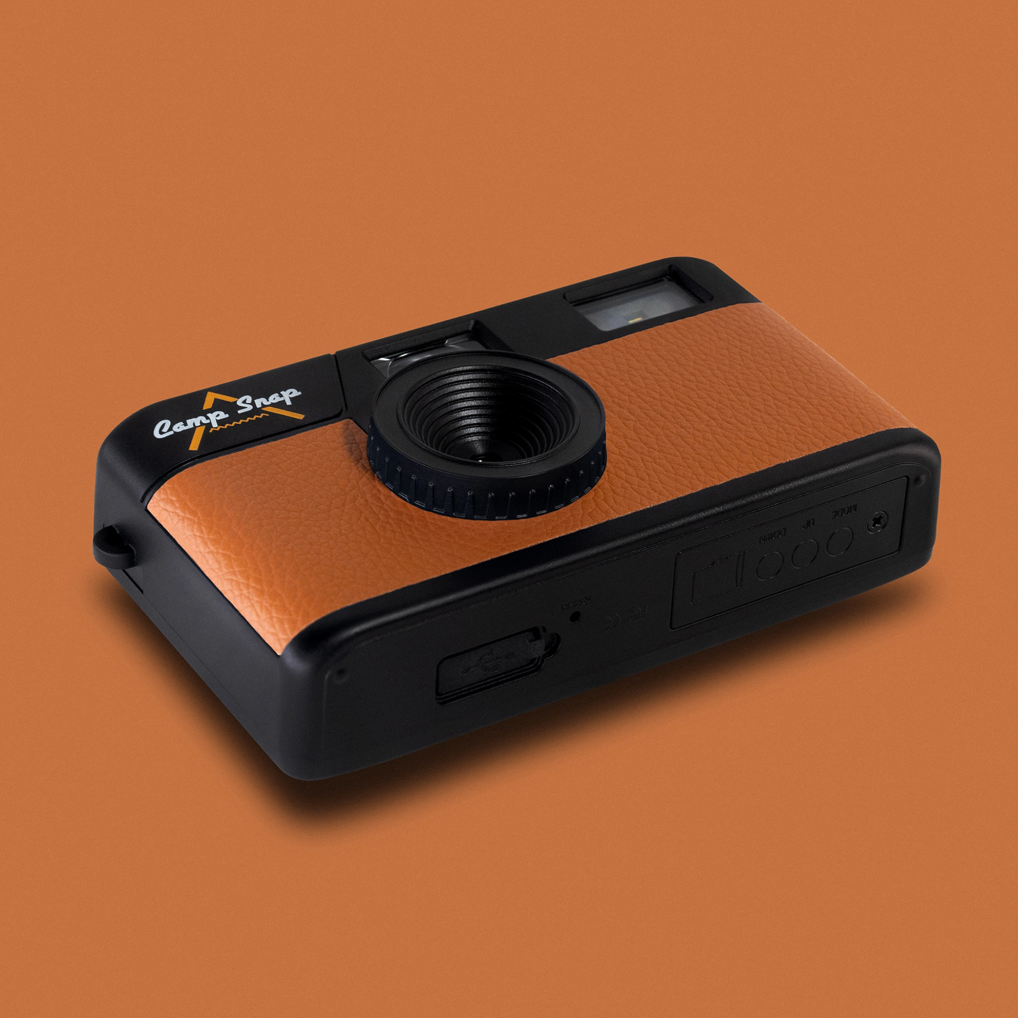 Camp Snap Camera. Chestnut brun
