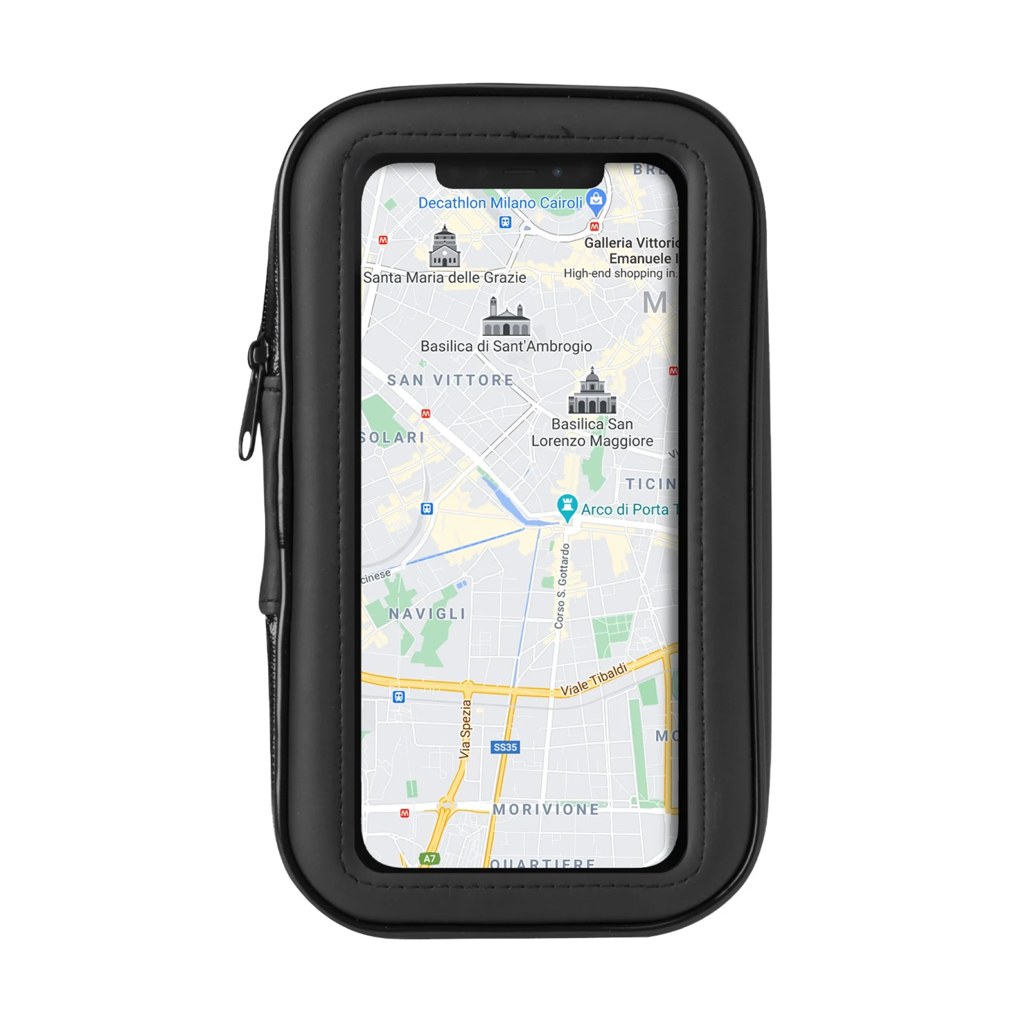 SBS E-GO Vattentålig mobilhållare för cykel eller el-scooter. Svart