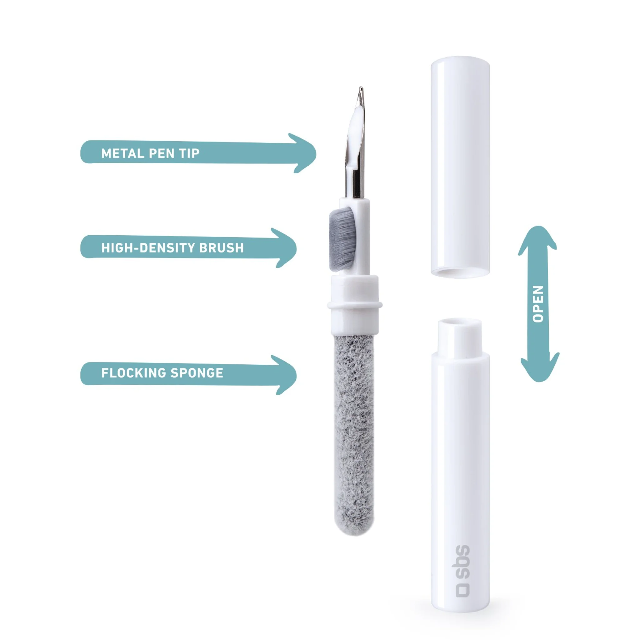 SBS 3-i-1 rengöringsset för hörlurar