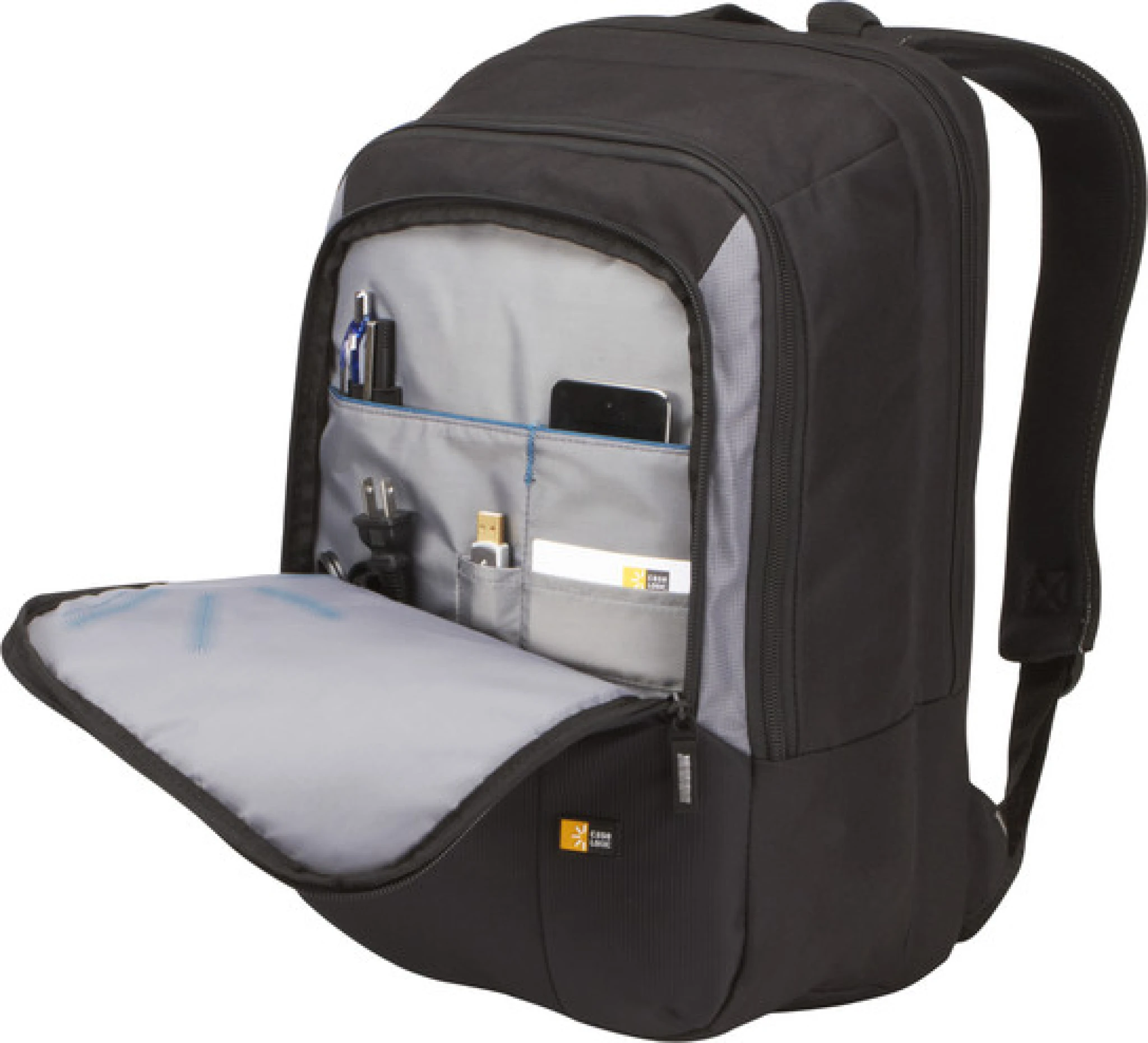 Case Logic 17" Laptop Backpack. Svart