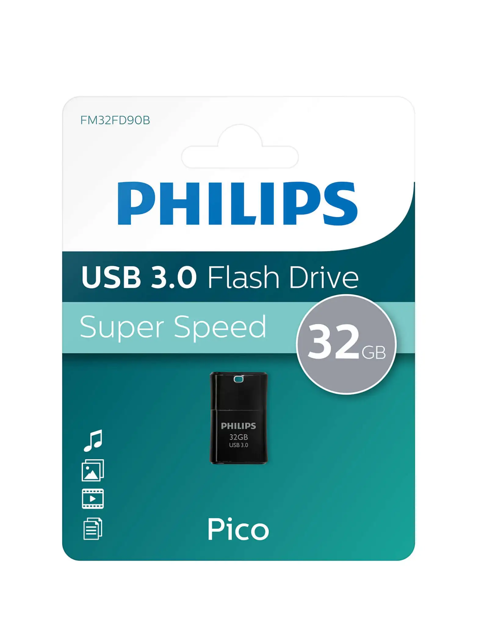 Philips USB Flash Drive. 32GB. Pico Edition 3.0