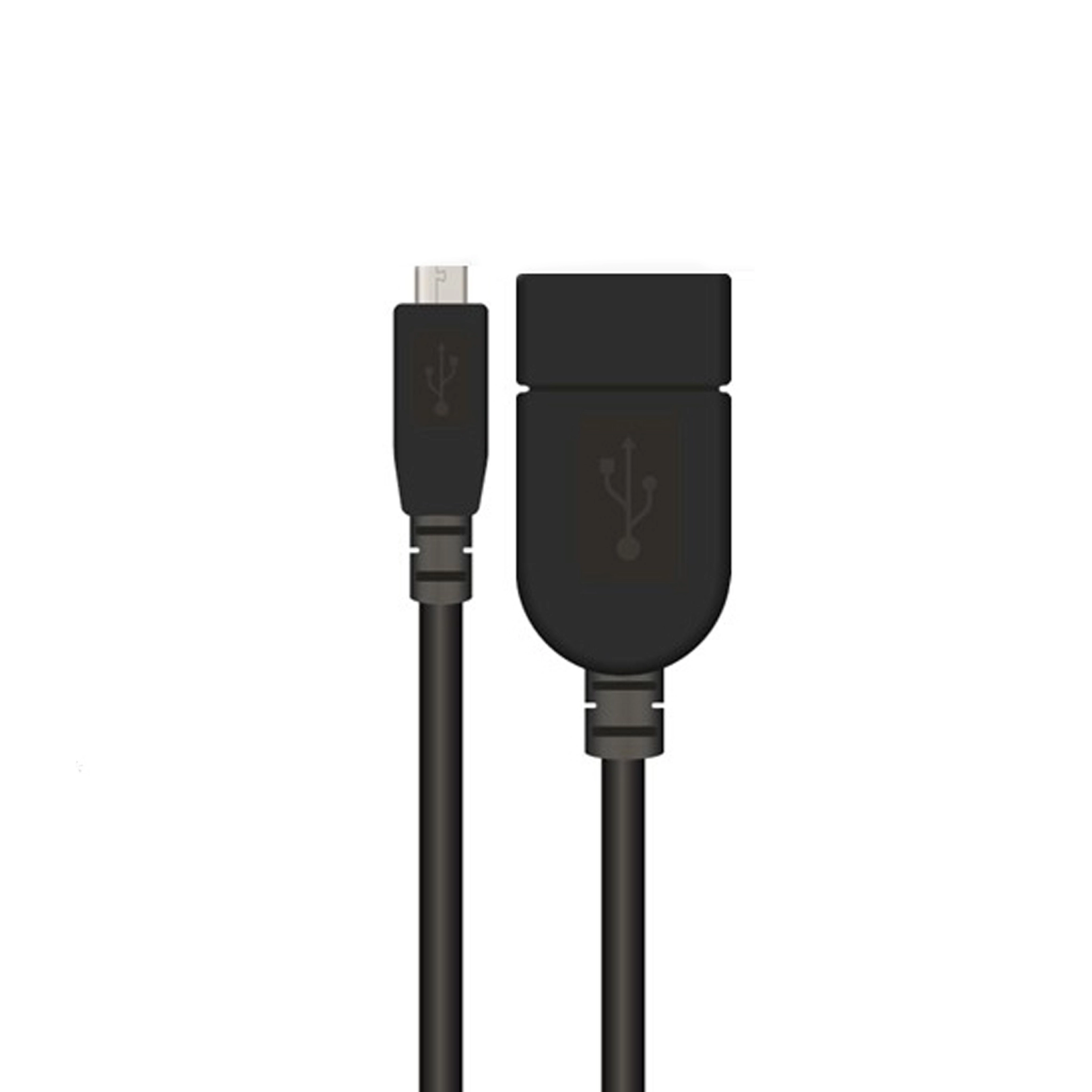 Sinox Micro USB OTG-adapter. 0,2m. Svart