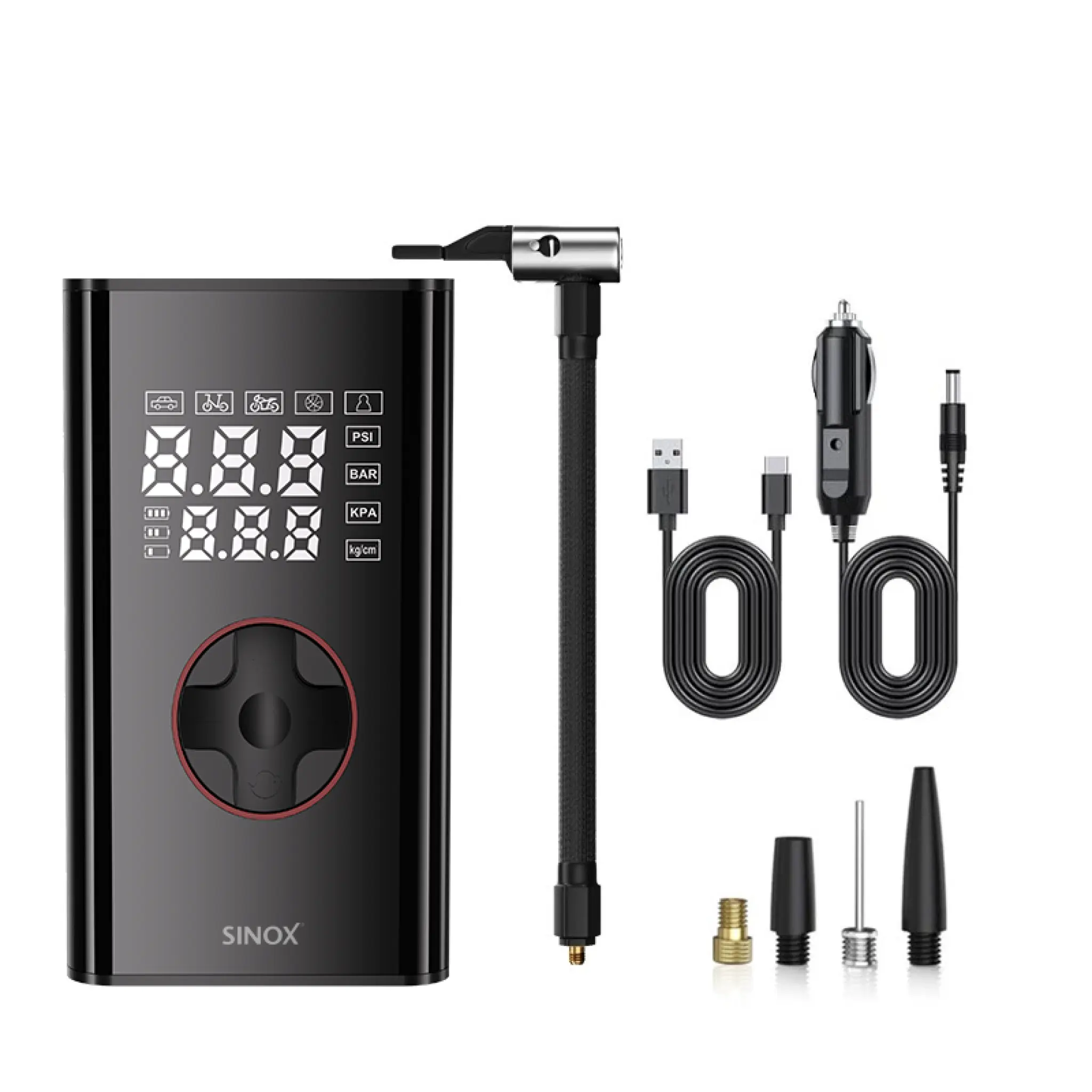 Sinox Lifestyle Pocket Kompressor. Svart