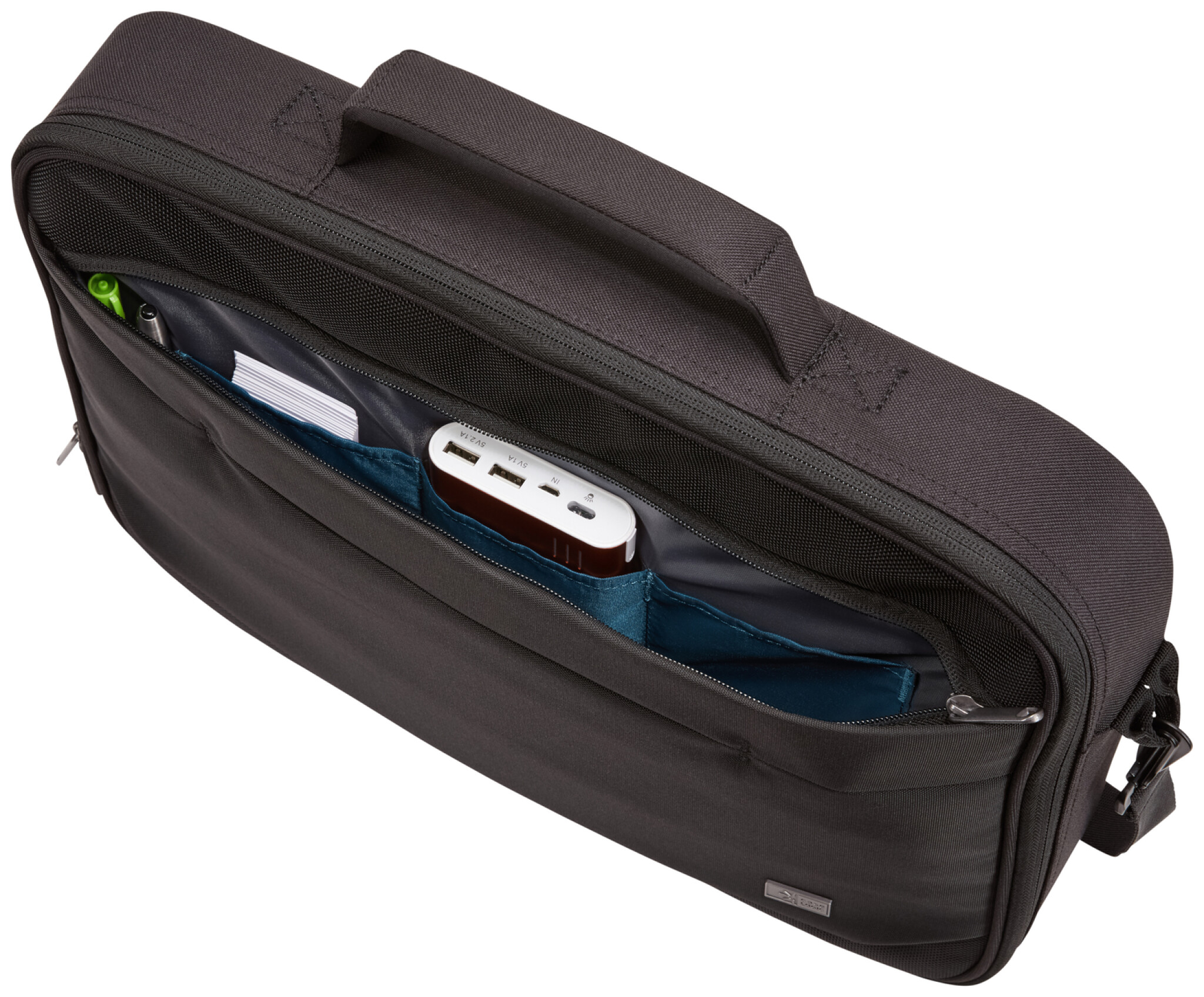 Case Logic Advantage 15,6" Laptop Briefcase. Svart