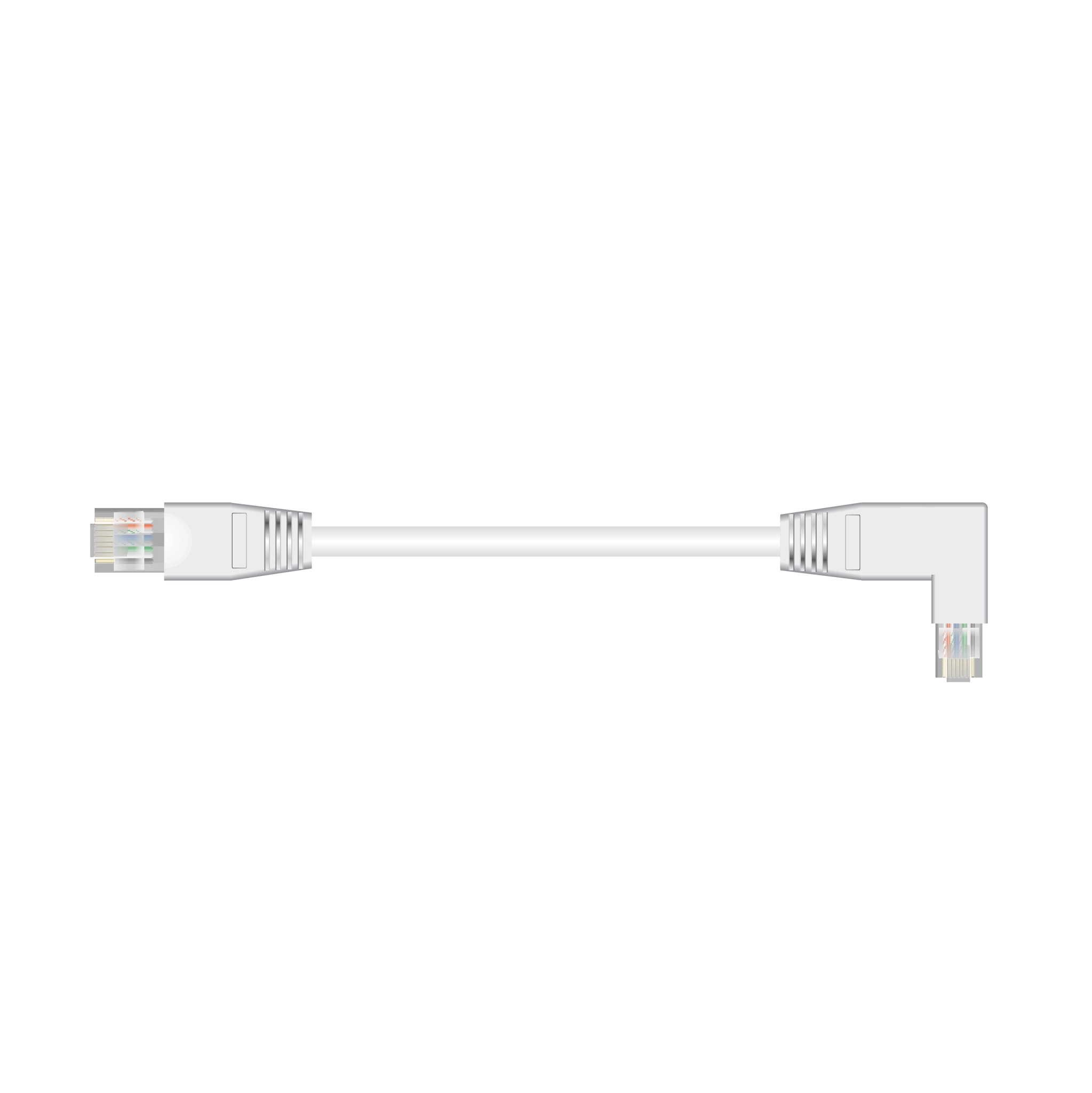 Sinox Cat6 nätverkskabel. 3m. Vit