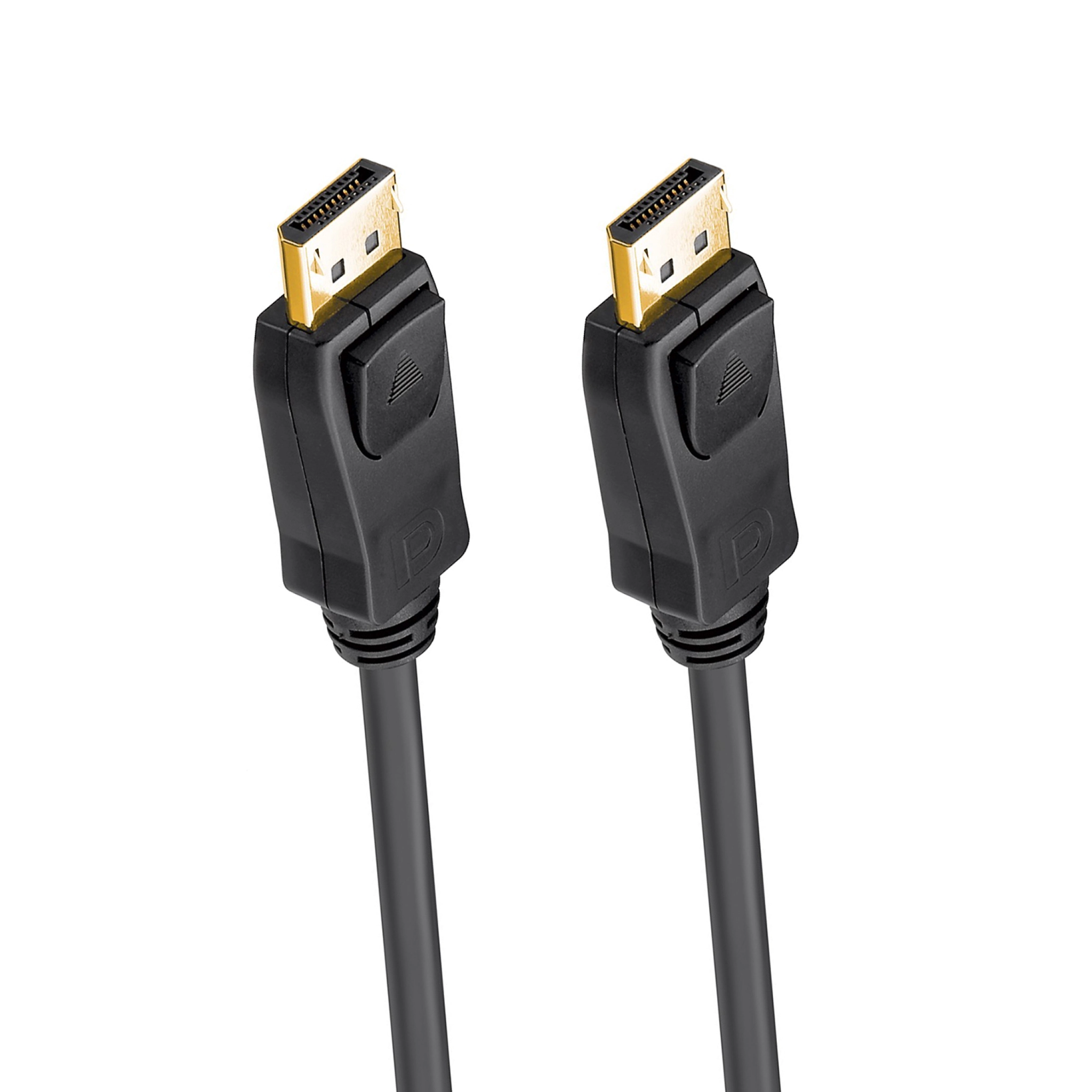 Sinox One DisplayPort™ kabel. 2m. Svart