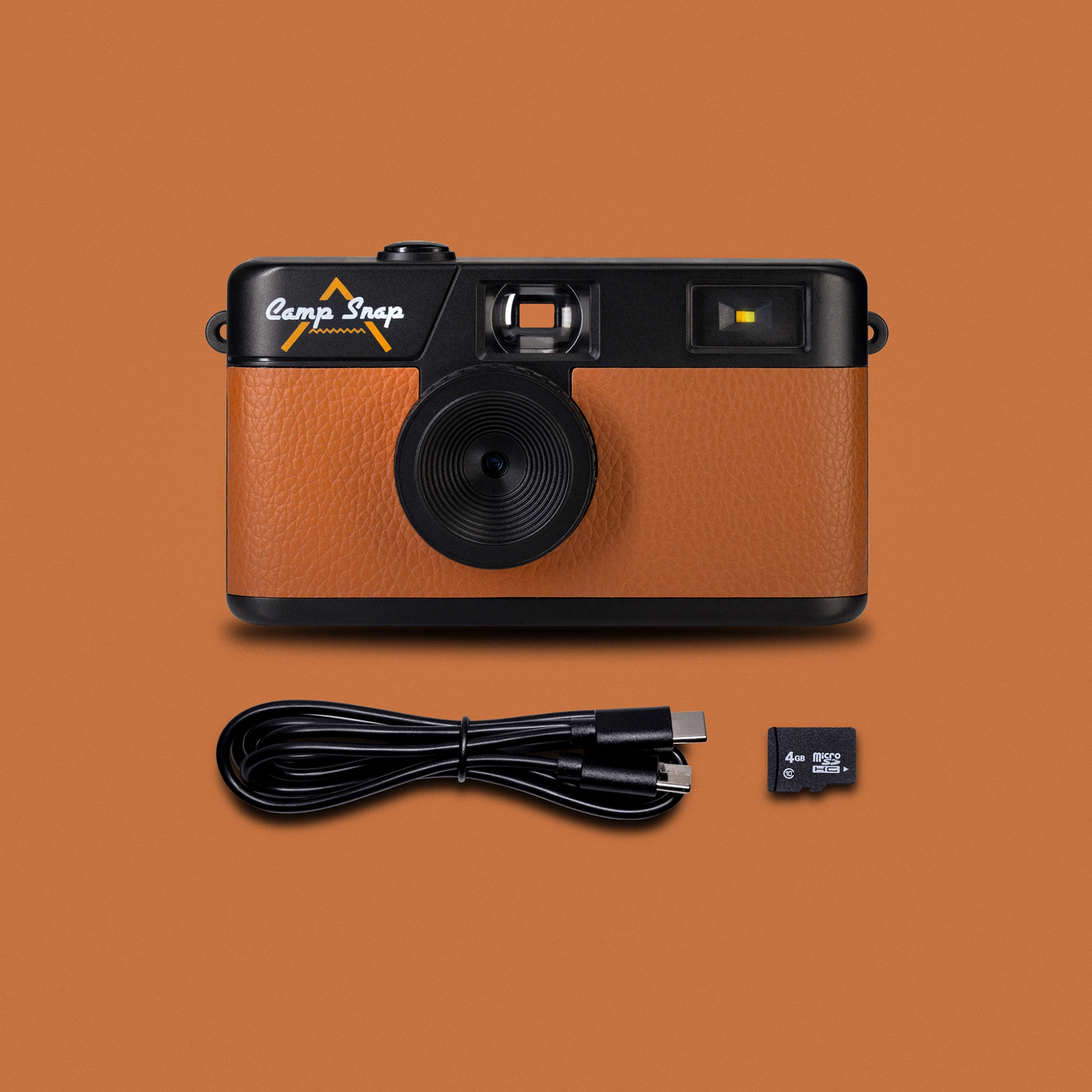 Camp Snap Camera. Chestnut brun