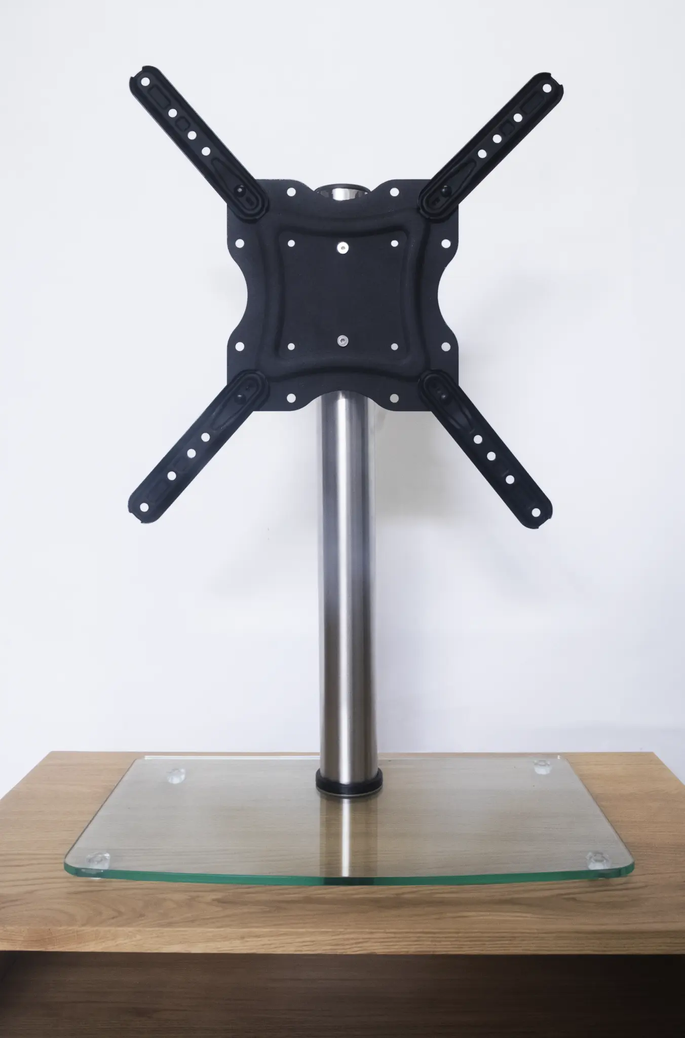 Sinox StandView TV-bordsstativ med svängbar topp. 26"-55". Aluminiumfinish
