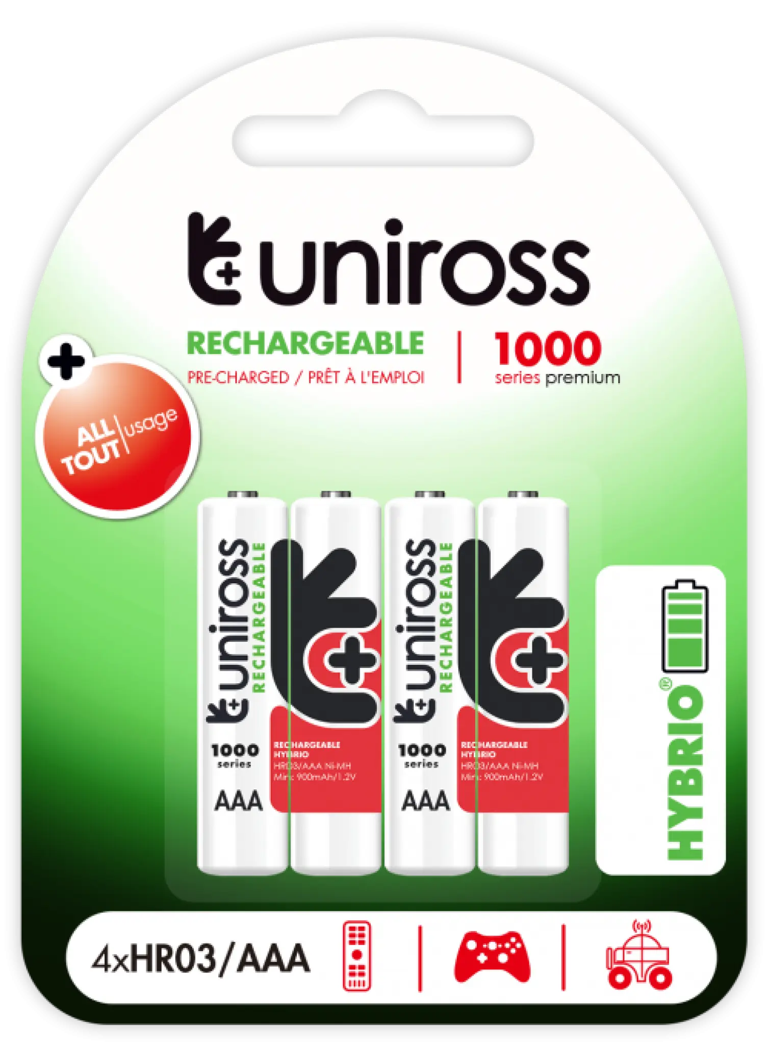 Uniross AAA 1000 NiMh