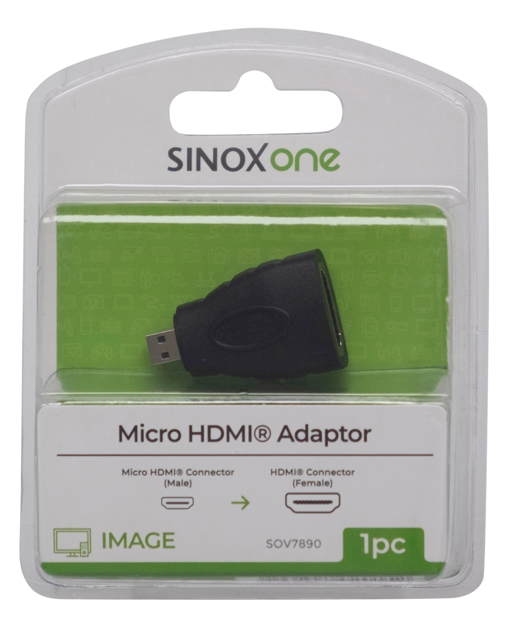 Sinox One HDMI™ adapter. Svart