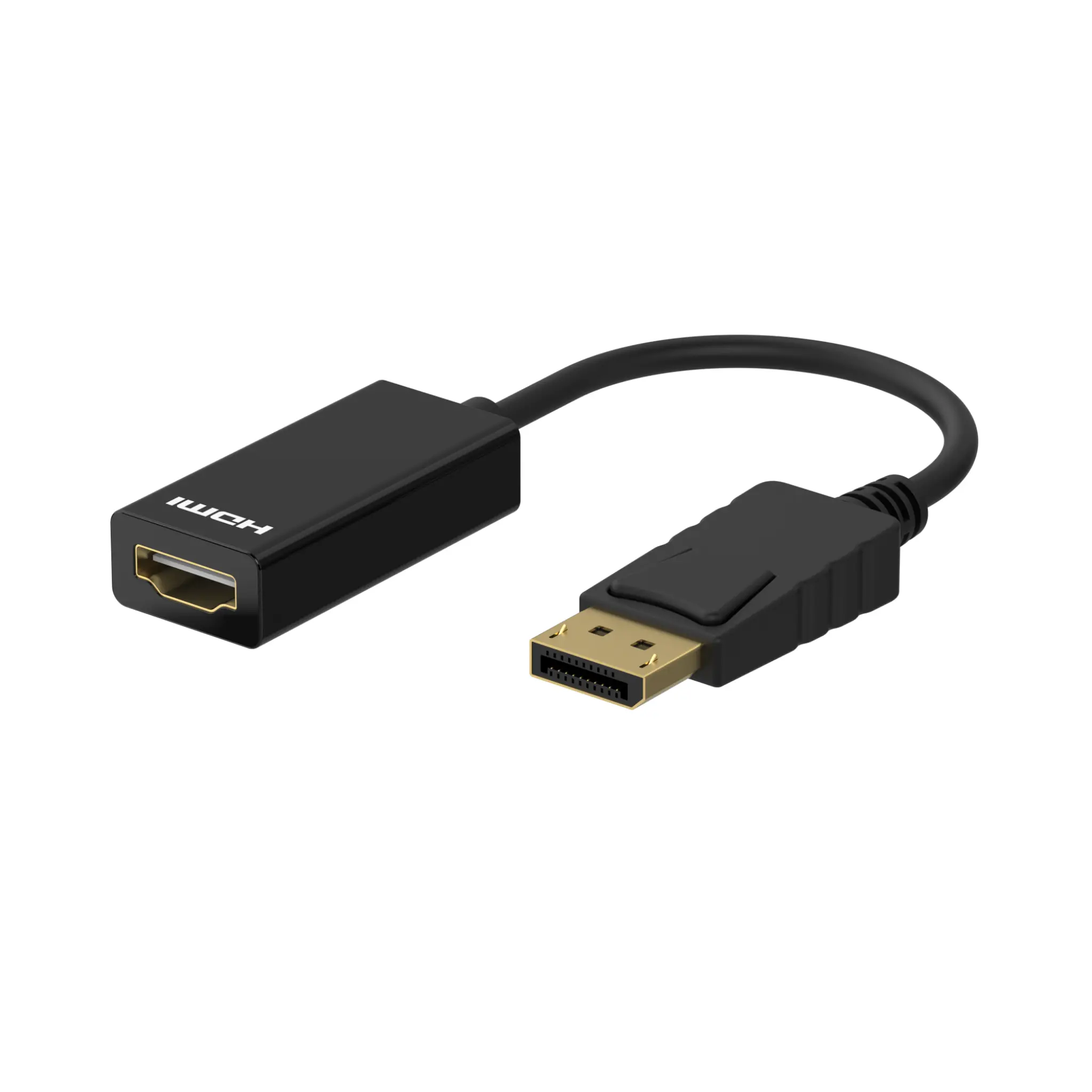 Sinox DisplayPort™ adapter. 0,1m. Svart