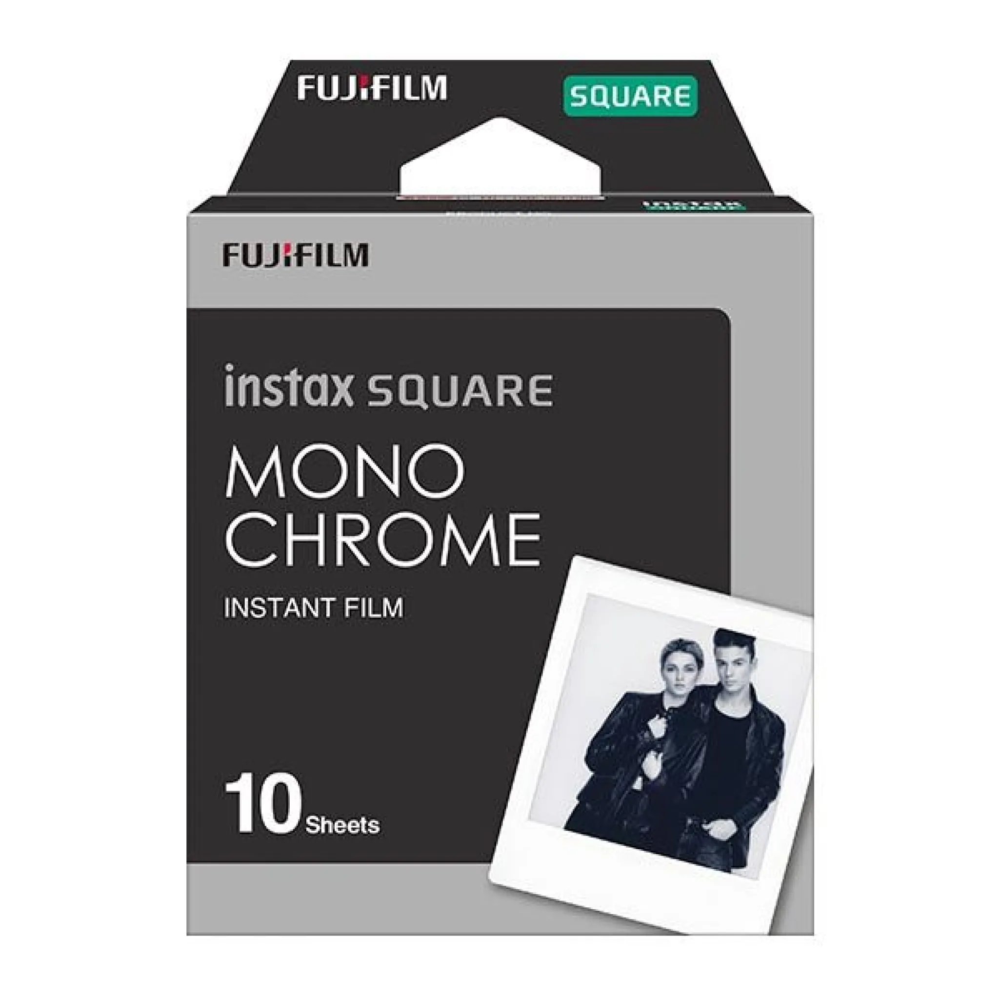 INSTAX Square Film. 10 bilder. Monokrom
