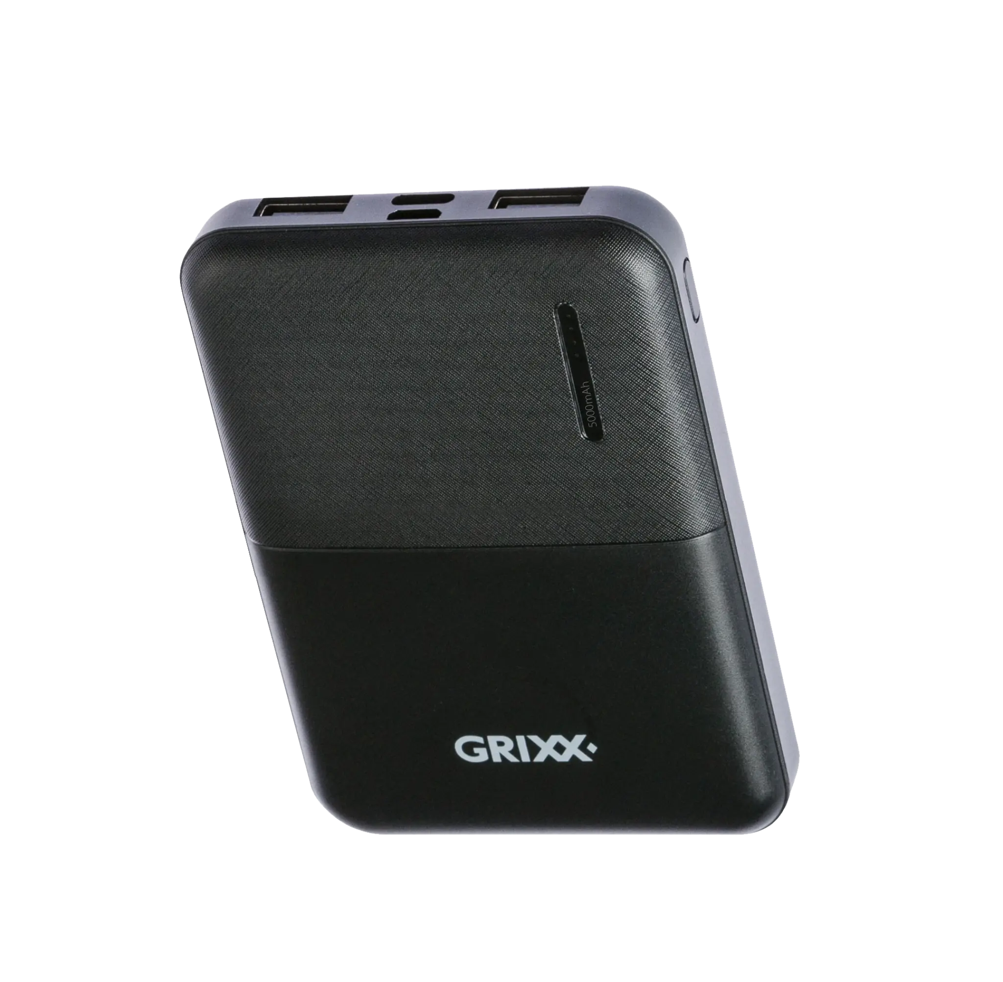 Grixx Powerbank 5.000mAh. Svart