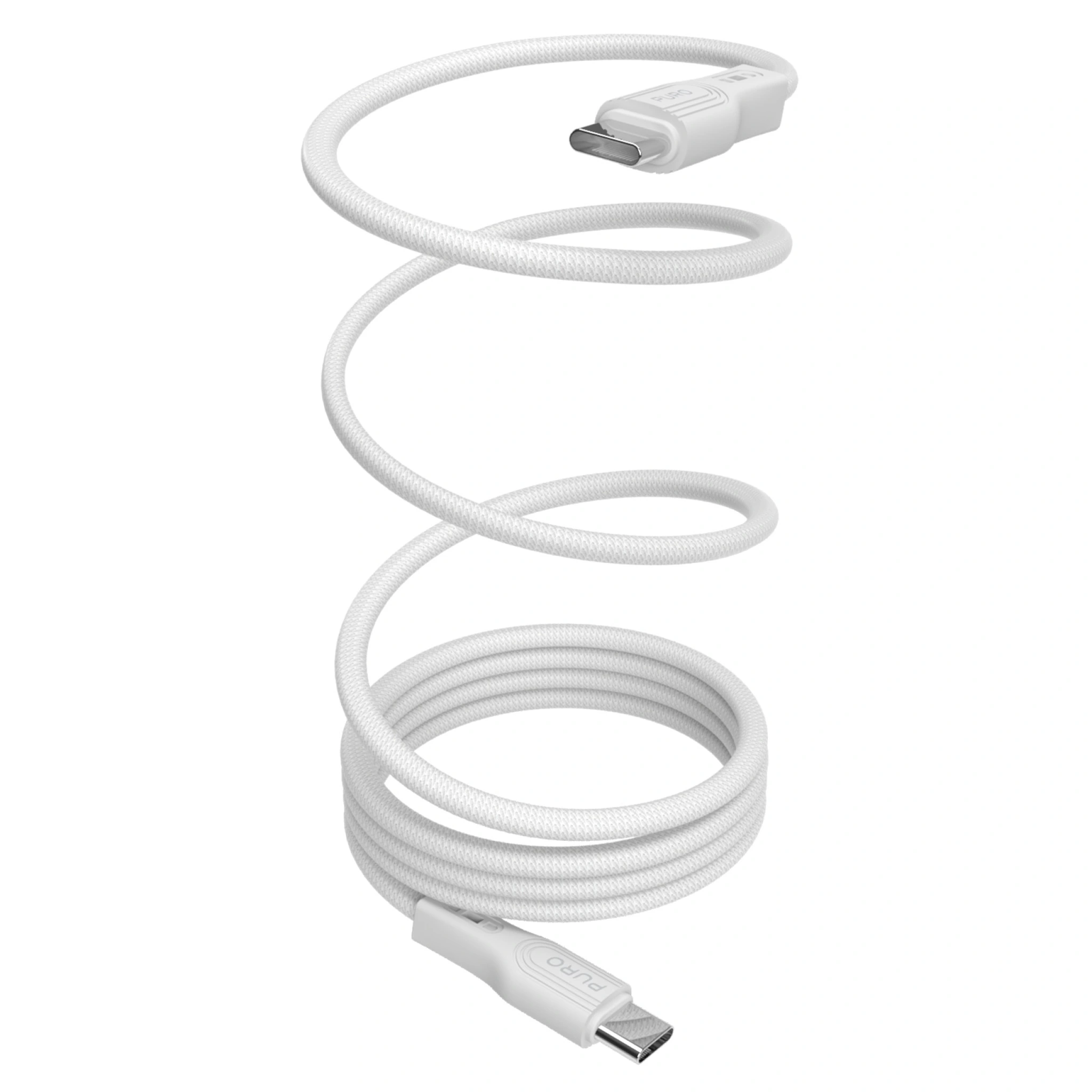PURO USB-C till USB-C magnetisk kabel, 1m