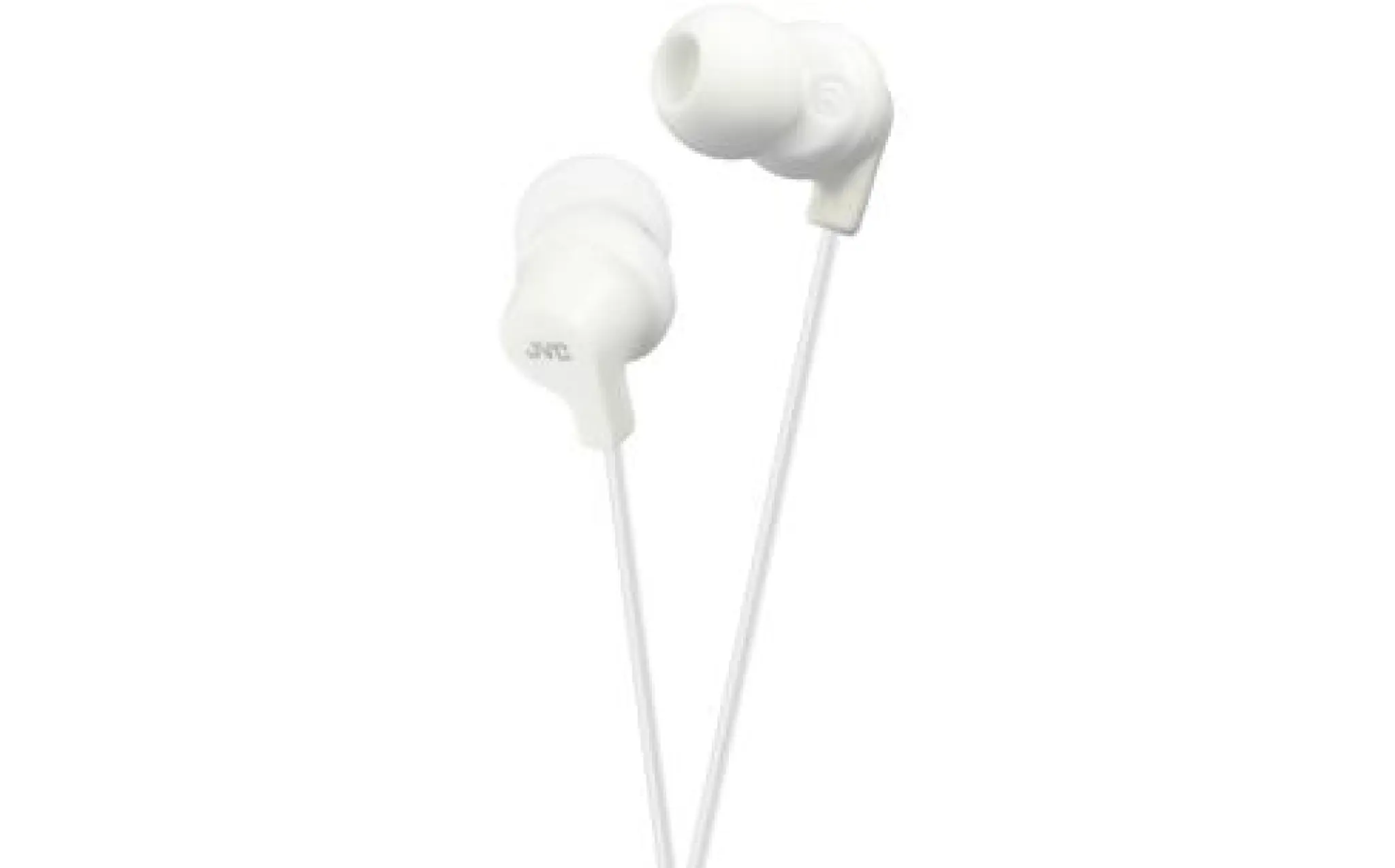 JVC in-ear Gumy hörlurar. Vit