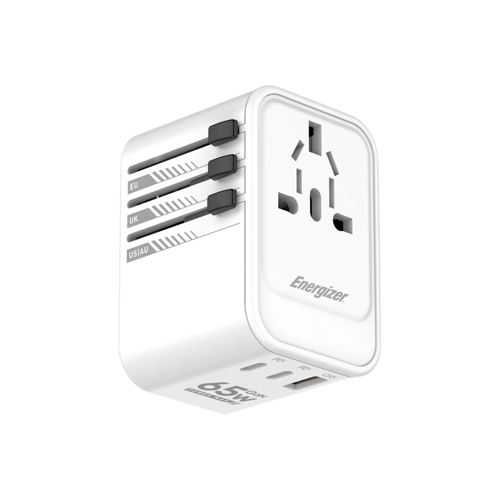 Energizer 65W reseladdare med dubbla USB-C och USB-A