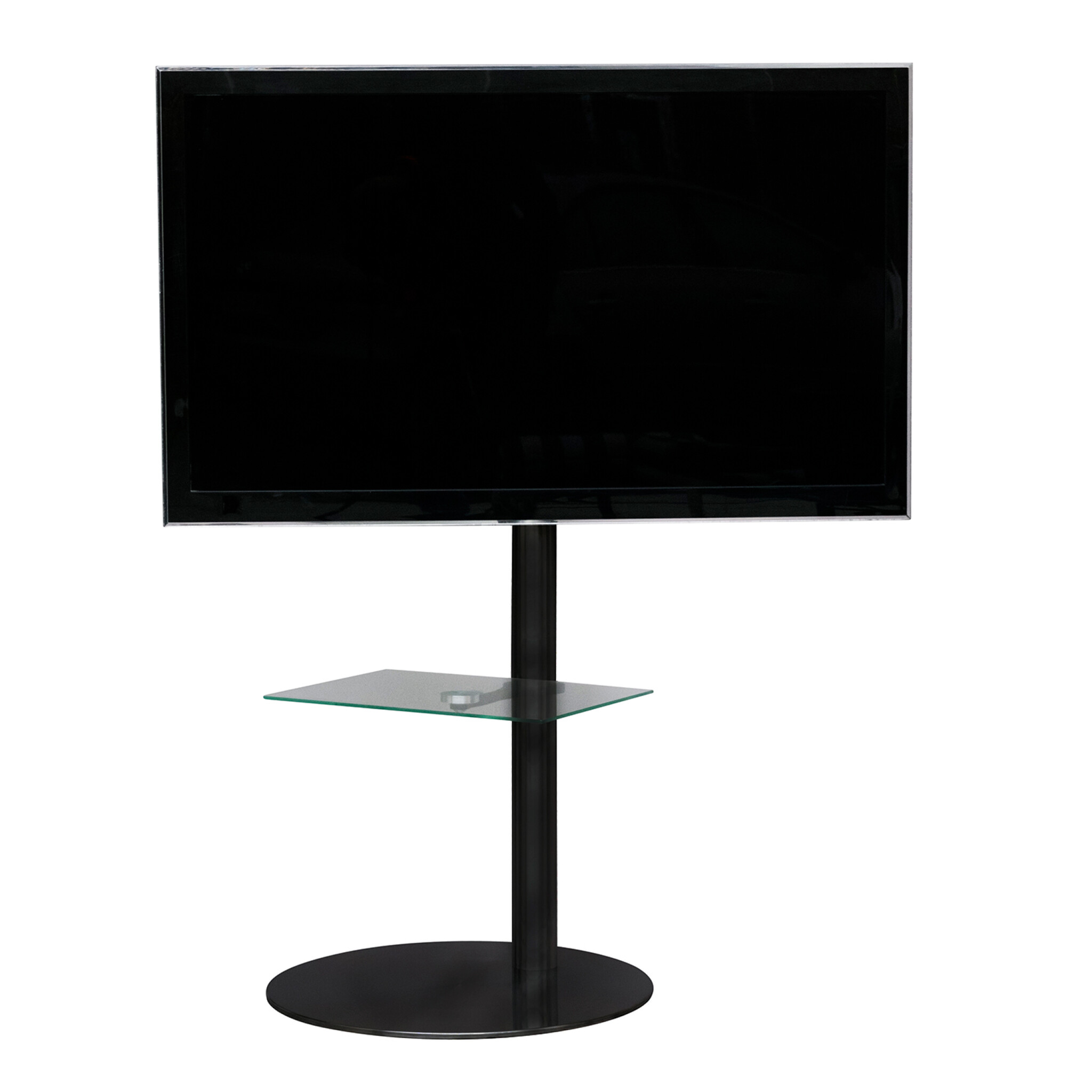 Sinox StandView TV-golvstativ med vridbar topp. 26"-65". Mattsvart