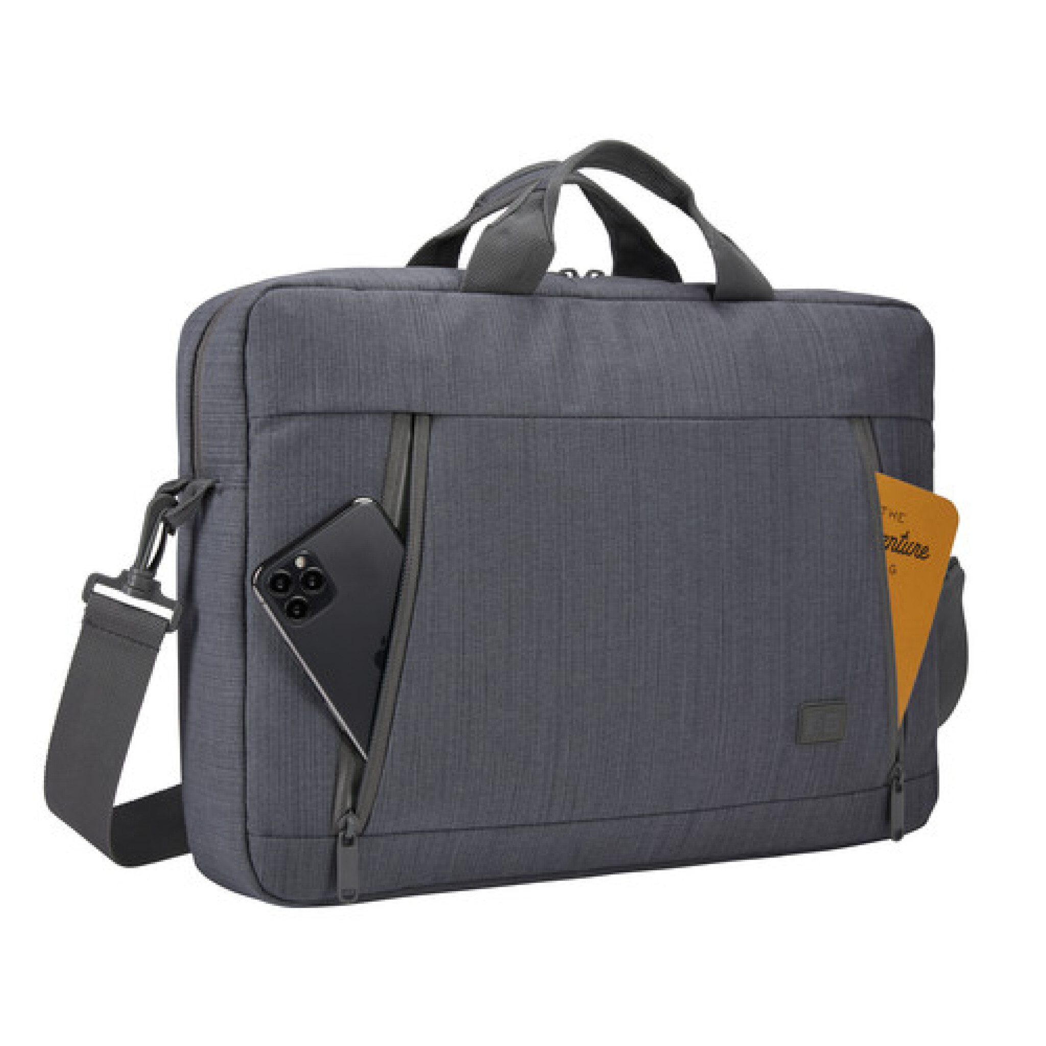 Case Logic Huxton 15,6" laptop attaché. Grafitgrå