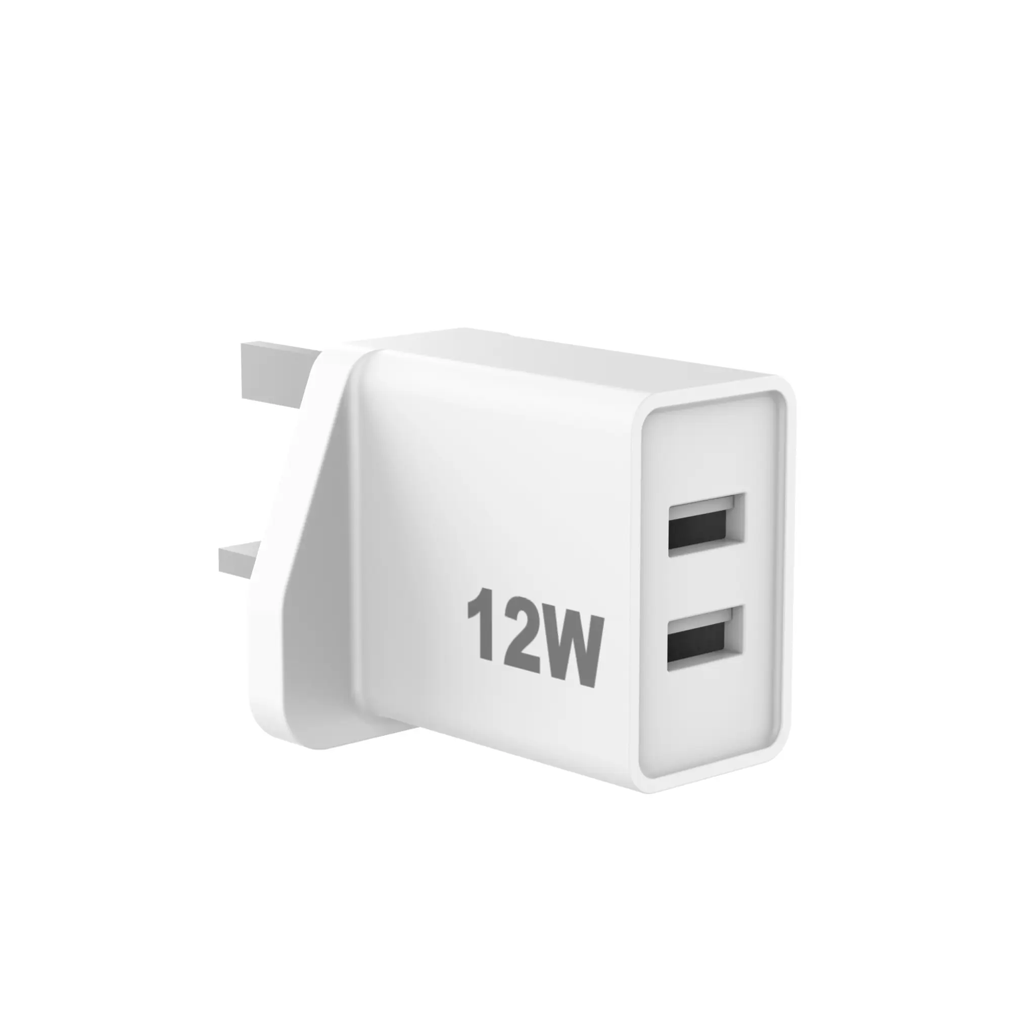 Sinox väggladdare 2xUSB-A 12W. Vit