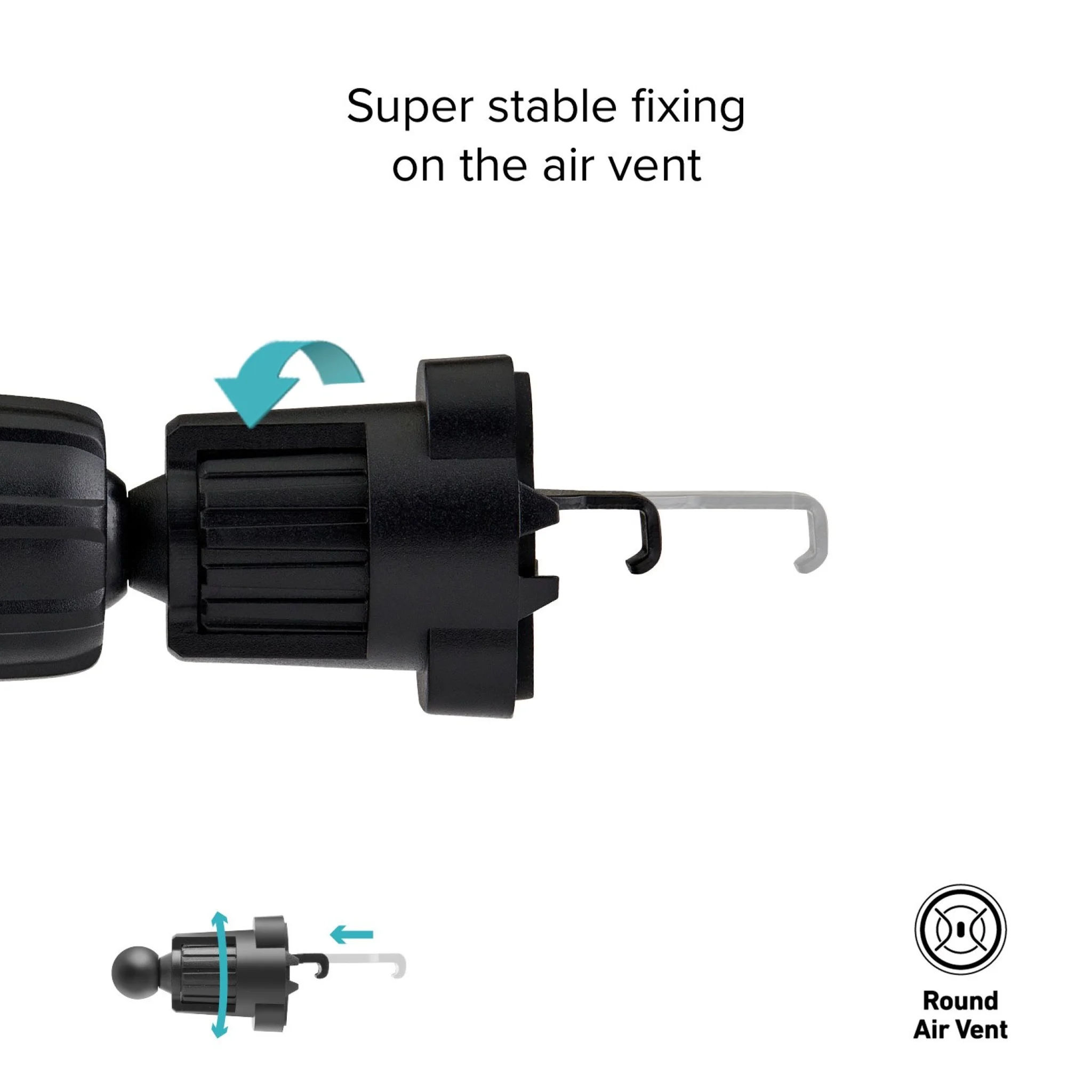 SBS Pro mobilhållare för bilen med trådlös laddning. 15W