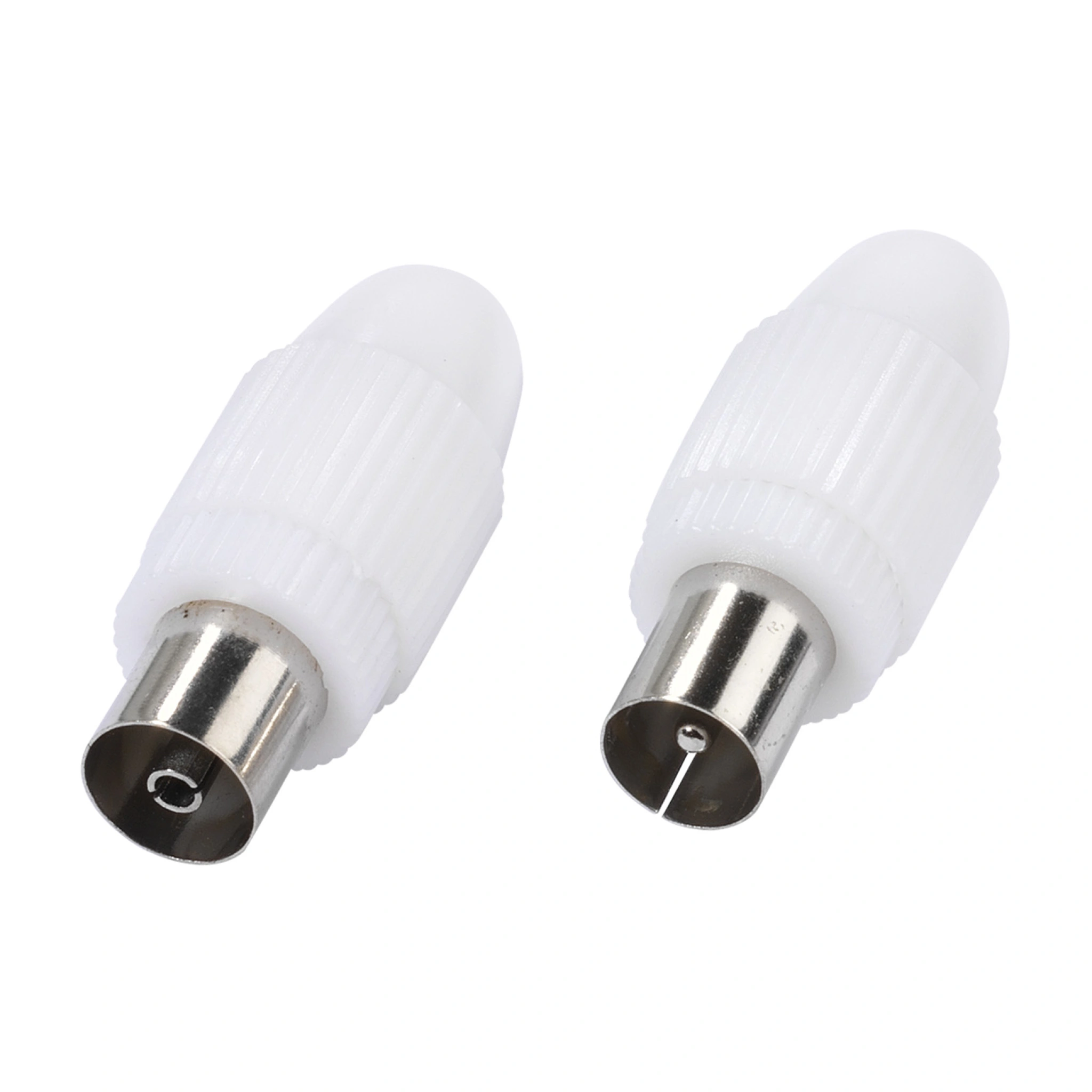 Vivanco Koaxialkontakt och uttagssats för 4,5 till 7,5 mm antennkablar