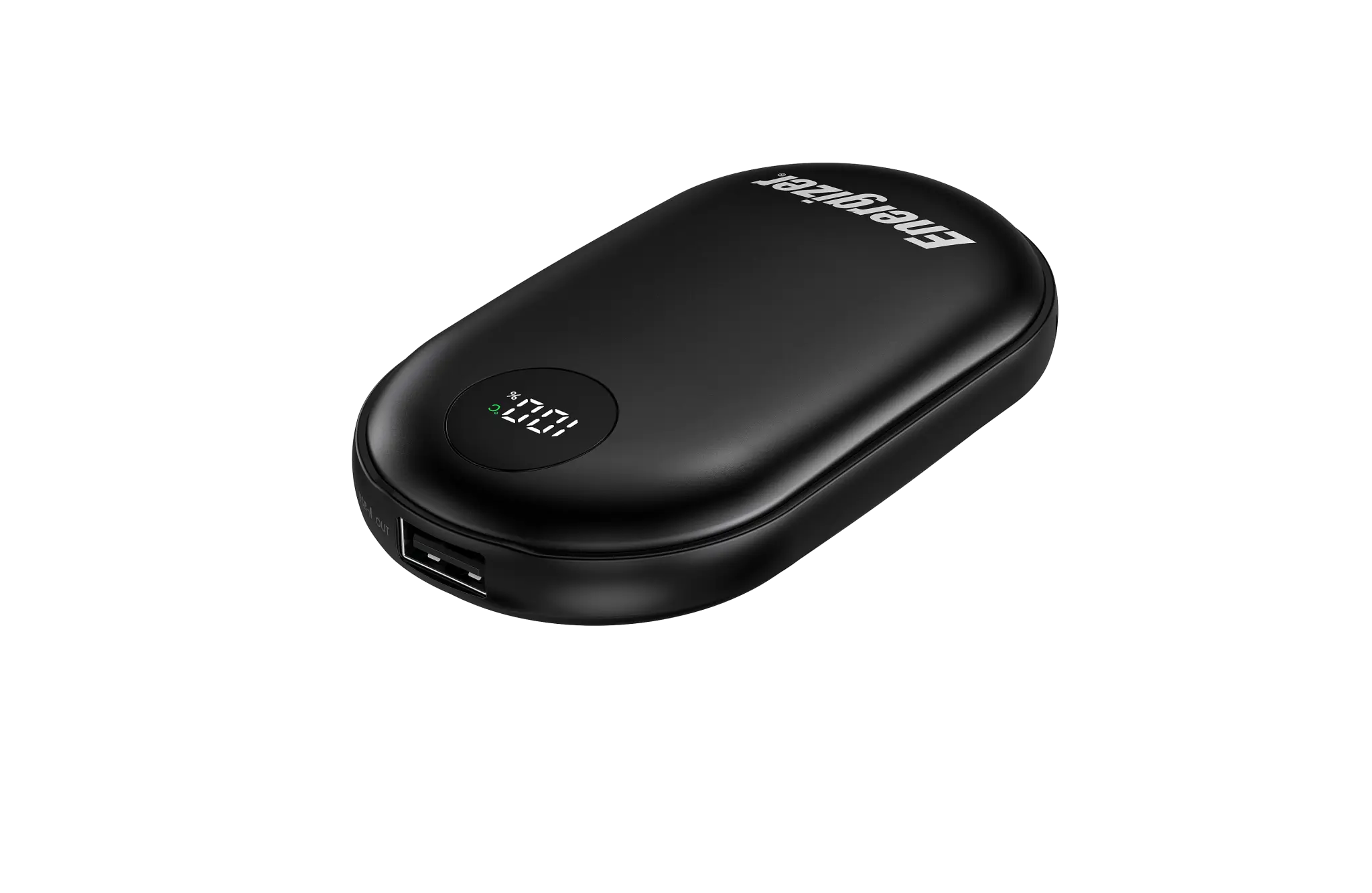 Energizer 2-i-1 handvärmare och powerbank. Svart