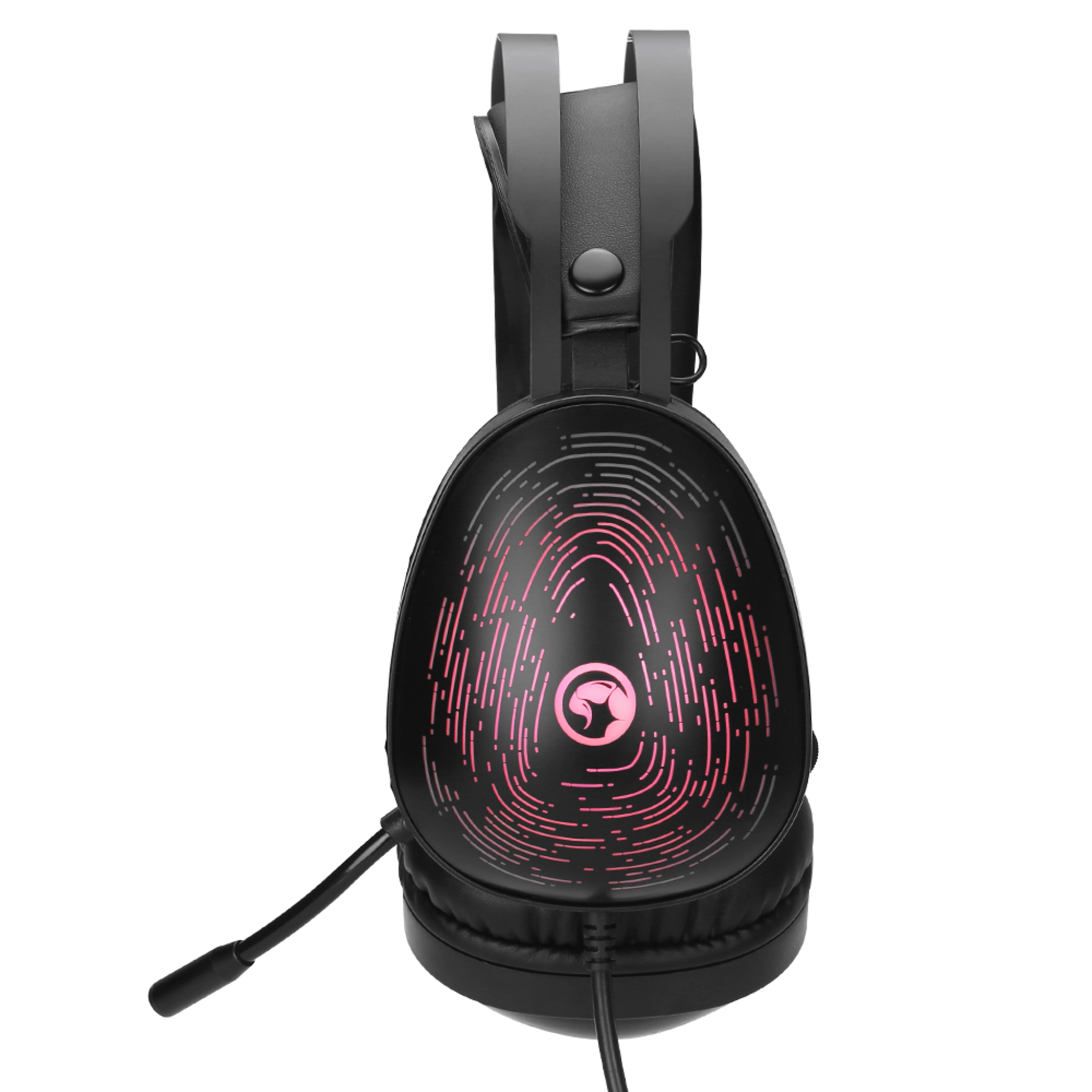 Marvo Gaming Headset w/mic. Black/red