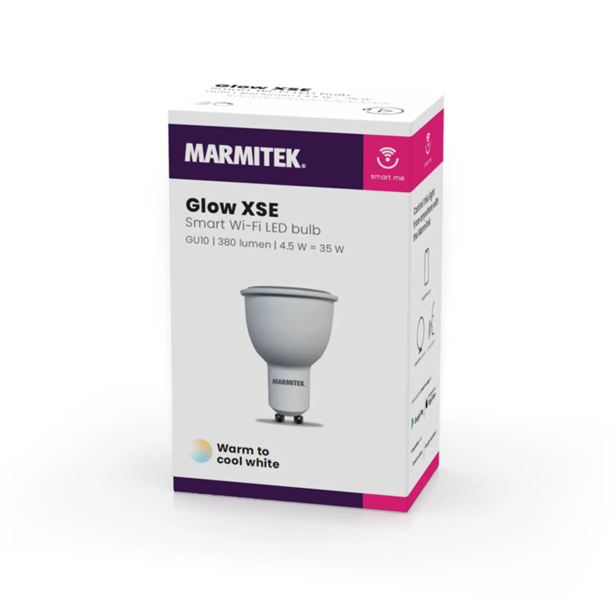 Marmitek Glow XSE. GU10. Kallt till varmt vitt