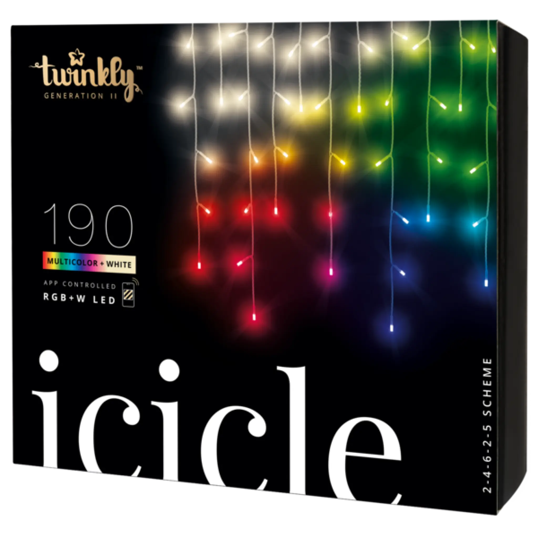 Twinkly Icicle. Transparent Cable