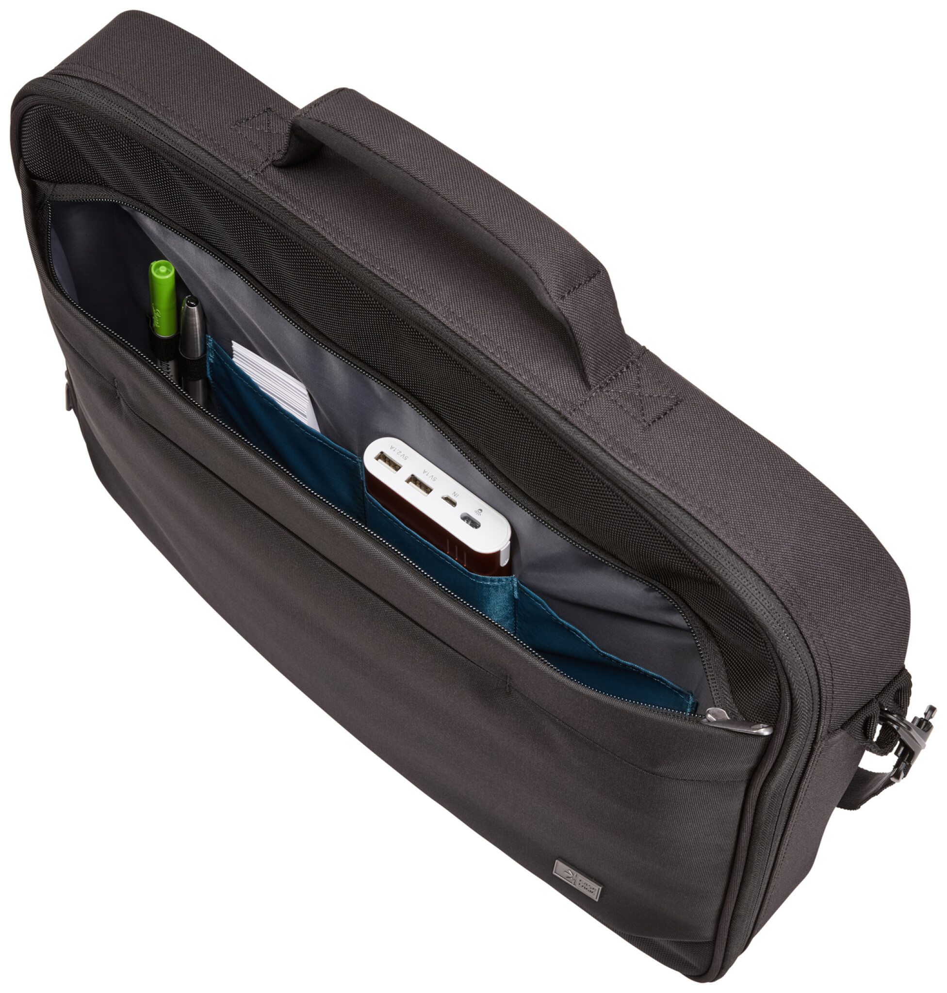 Case Logic Advantage 17,3" Laptop Briefcase. Svart