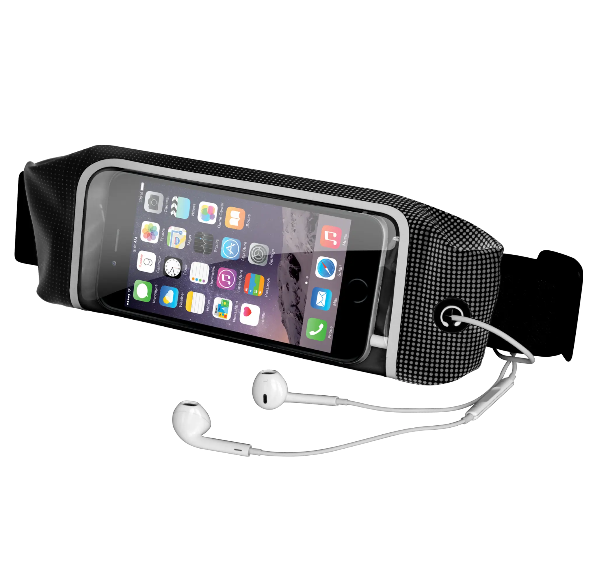 Sinox löpbälte för smartphone. Svart