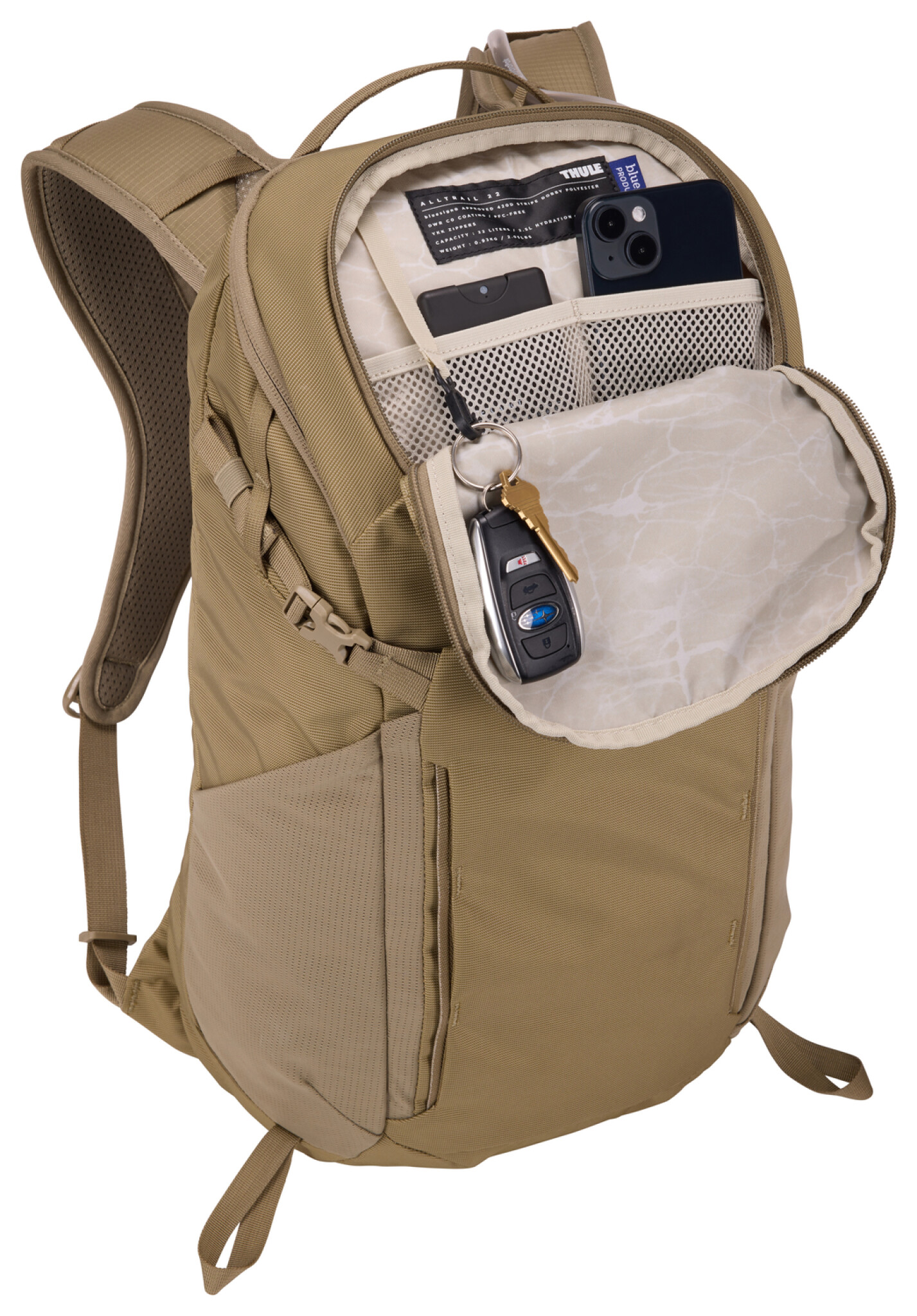 Thule AllTrail Hydration Backpack 22L. Faded Khaki