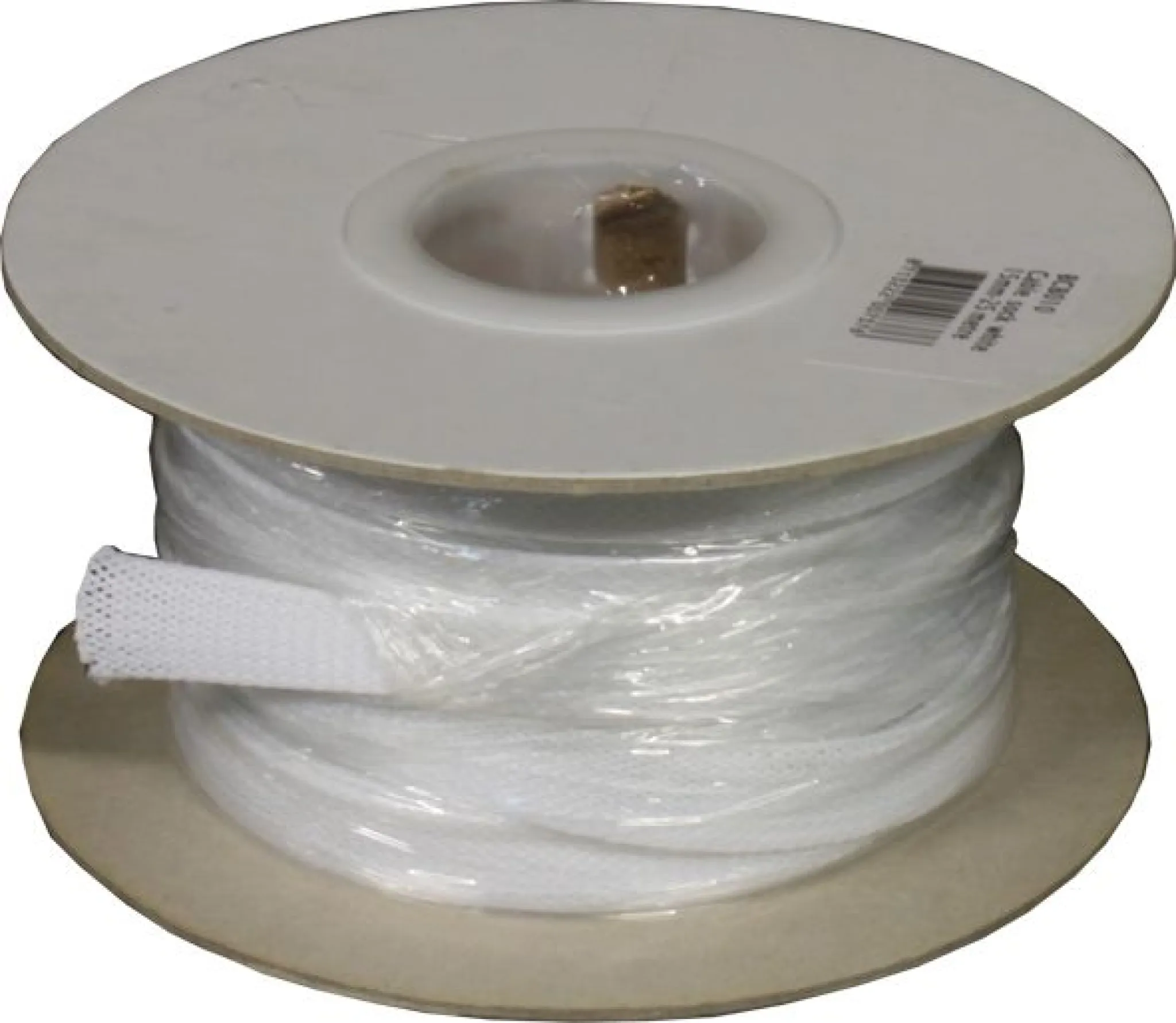 Cavus kabelstrumpa 15mm. 25m. Vit
