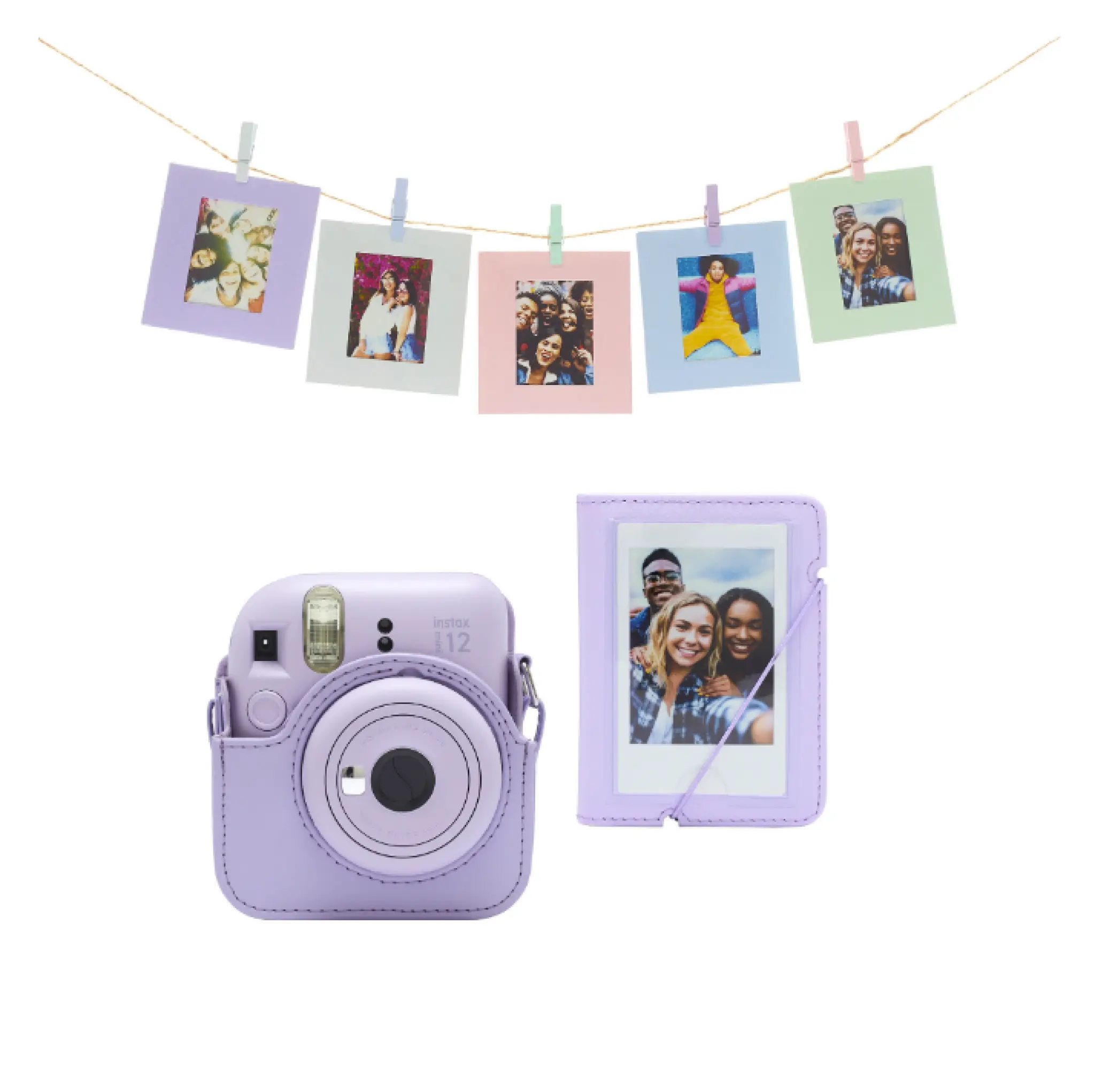 INSTAX Mini 12 Accessory Kit. Lila
